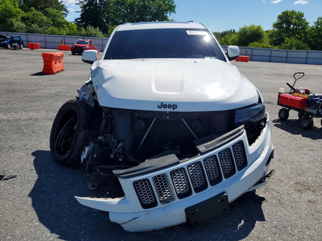 2015 Jeep Grand Cherokee Laredo White vin: 1C4RJFAG6FC605098