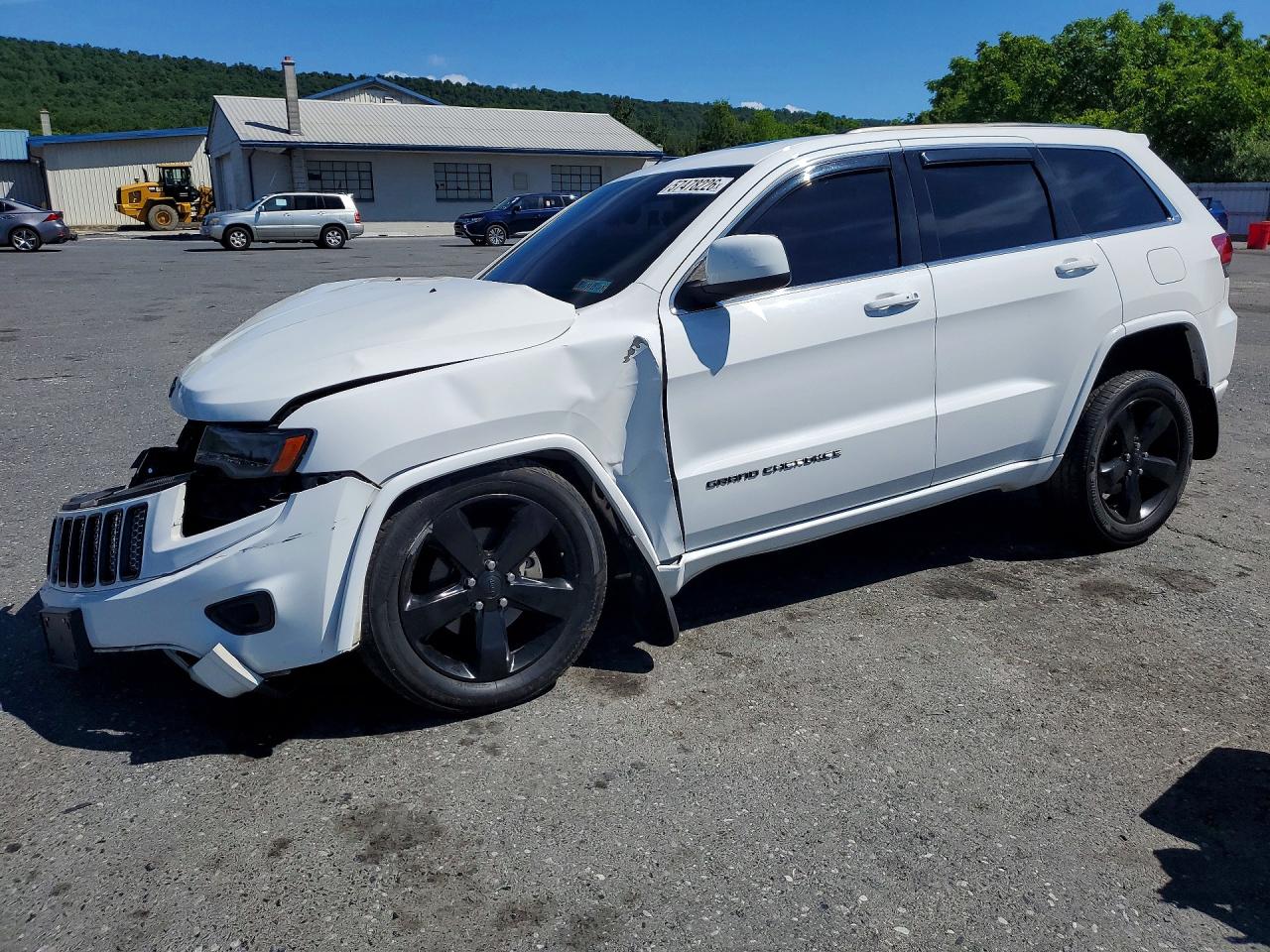 2015 Jeep Grand Cherokee Laredo White vin: 1C4RJFAG6FC605098