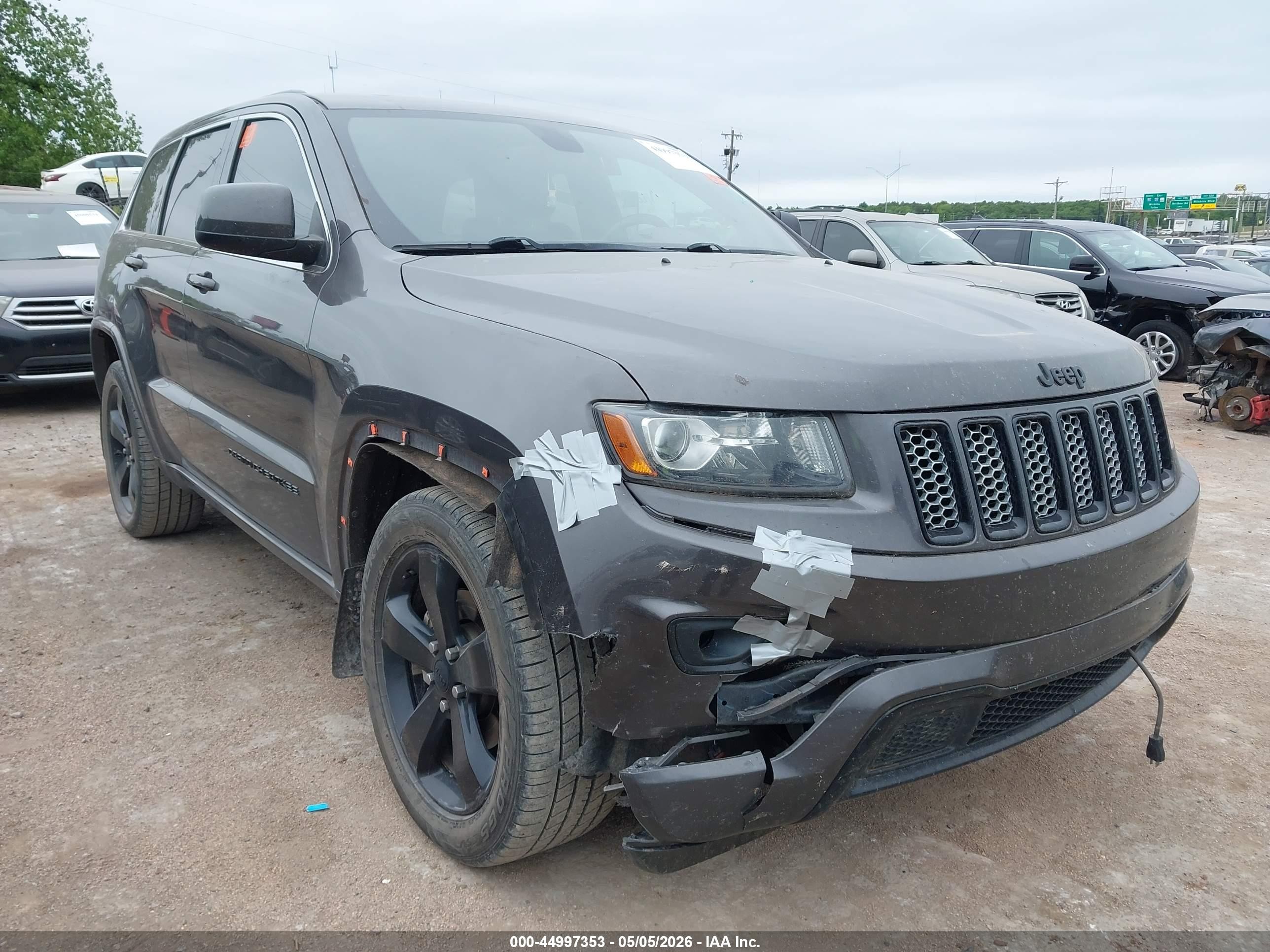2015 Jeep Grand Cherokee Altitude Gray vin: 1C4RJFAG6FC661820