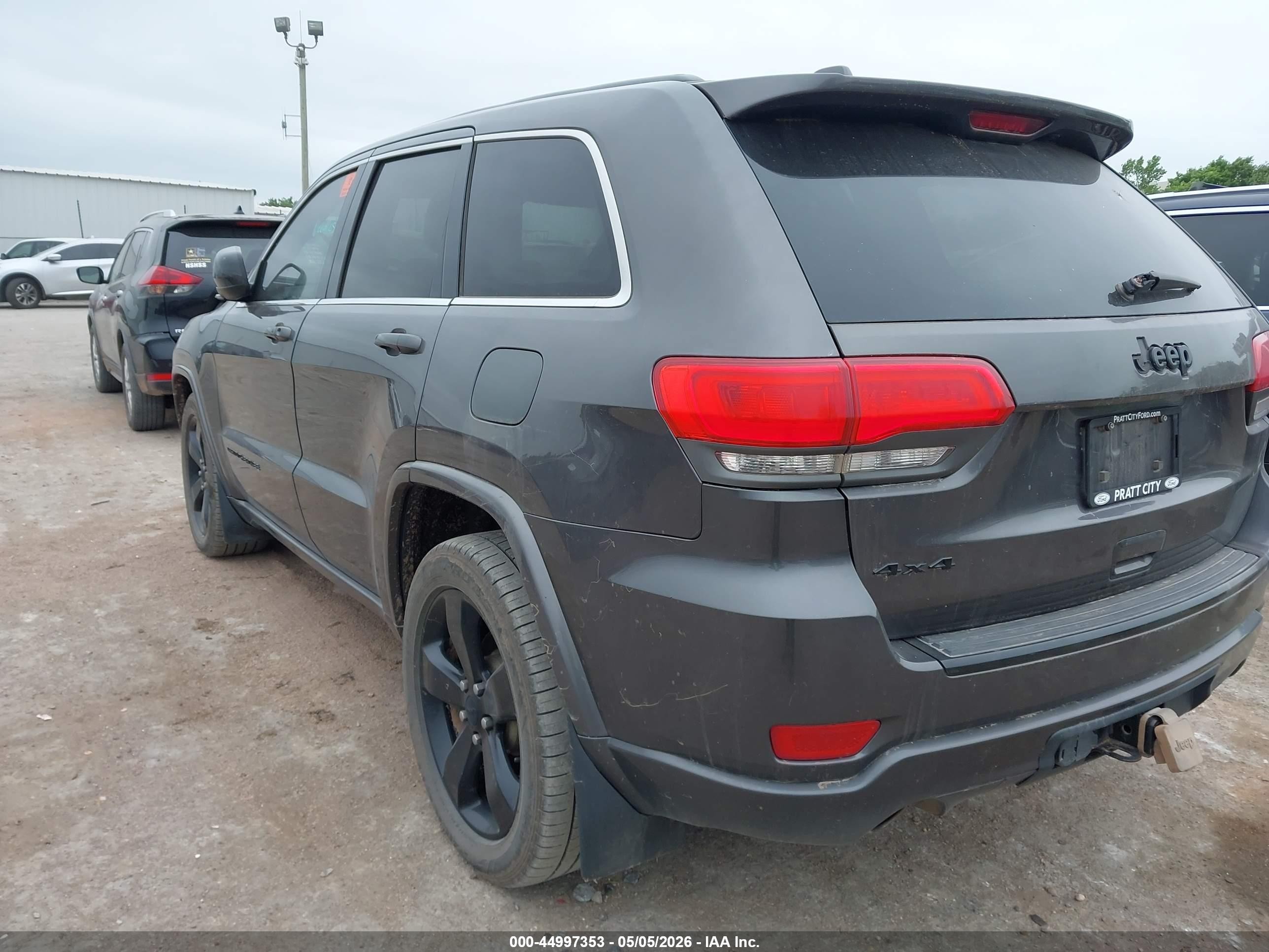 2015 Jeep Grand Cherokee Altitude Gray vin: 1C4RJFAG6FC661820