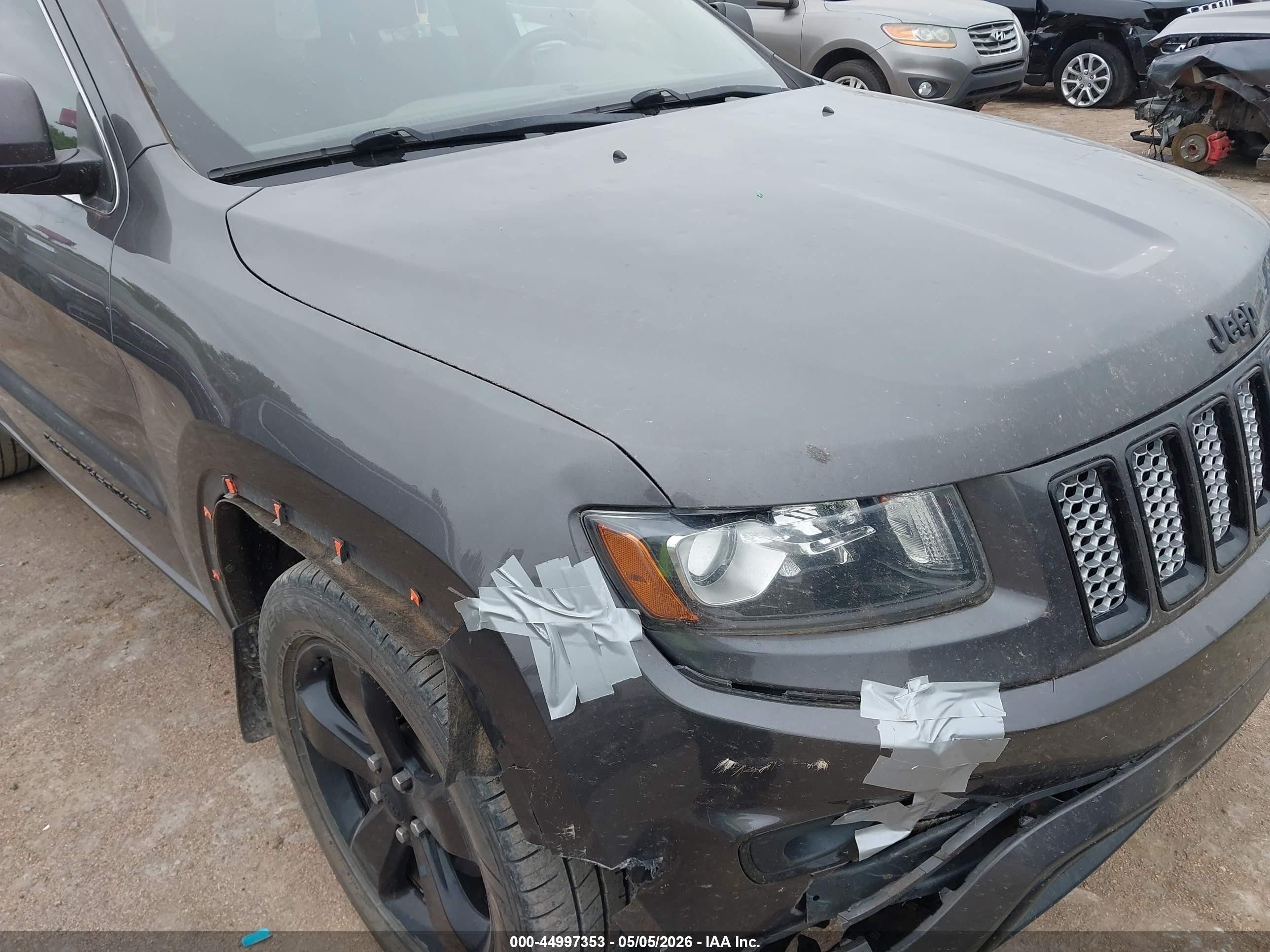 2015 Jeep Grand Cherokee Altitude Gray vin: 1C4RJFAG6FC661820