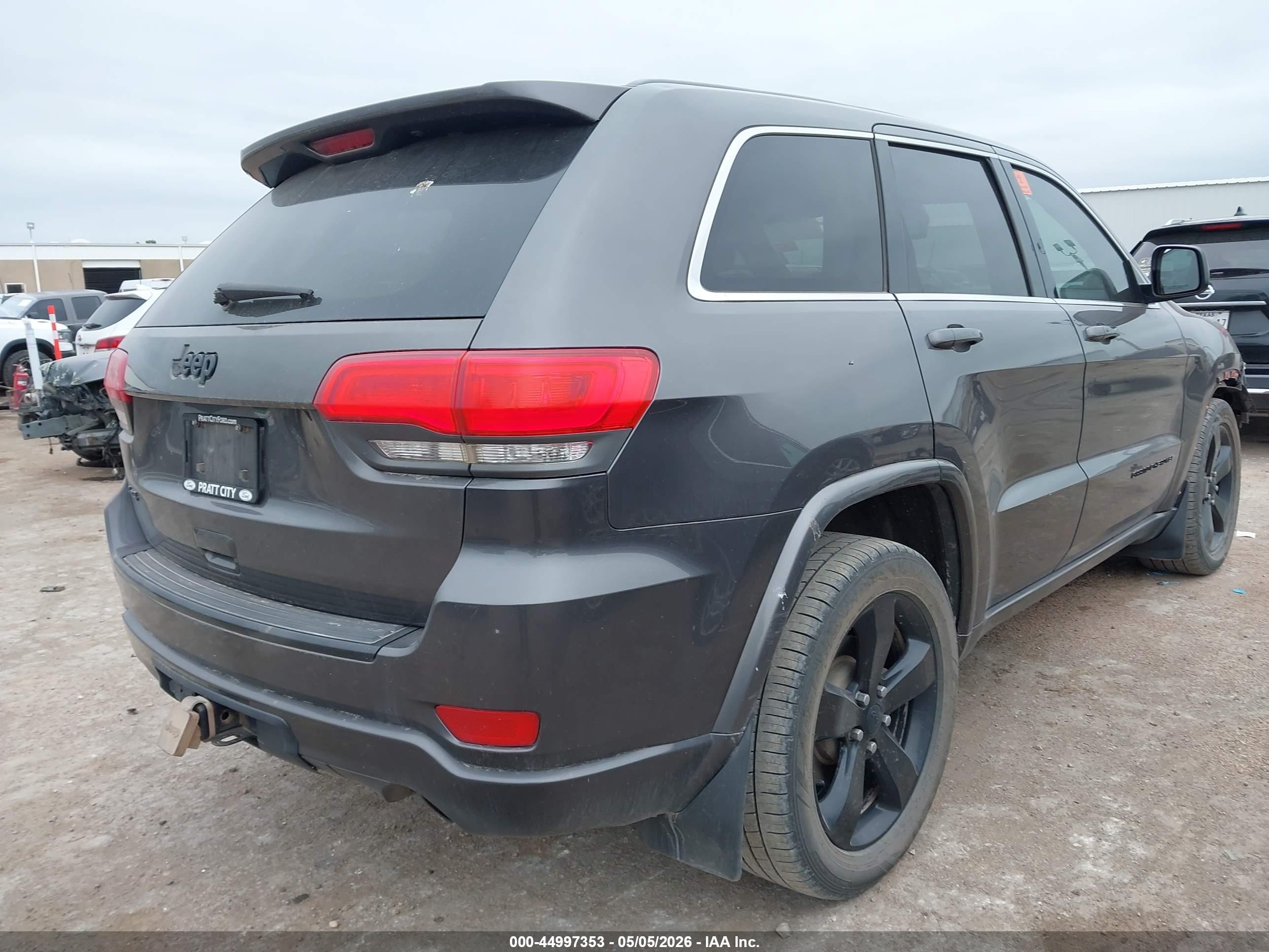 2015 Jeep Grand Cherokee Altitude Gray vin: 1C4RJFAG6FC661820