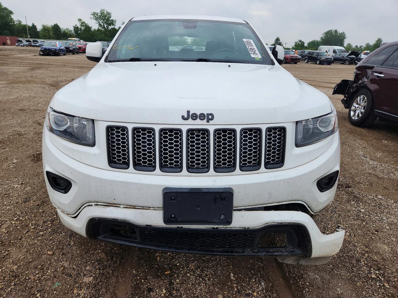 2015 Jeep Grand Cherokee Laredo White vin: 1C4RJFAG6FC680173