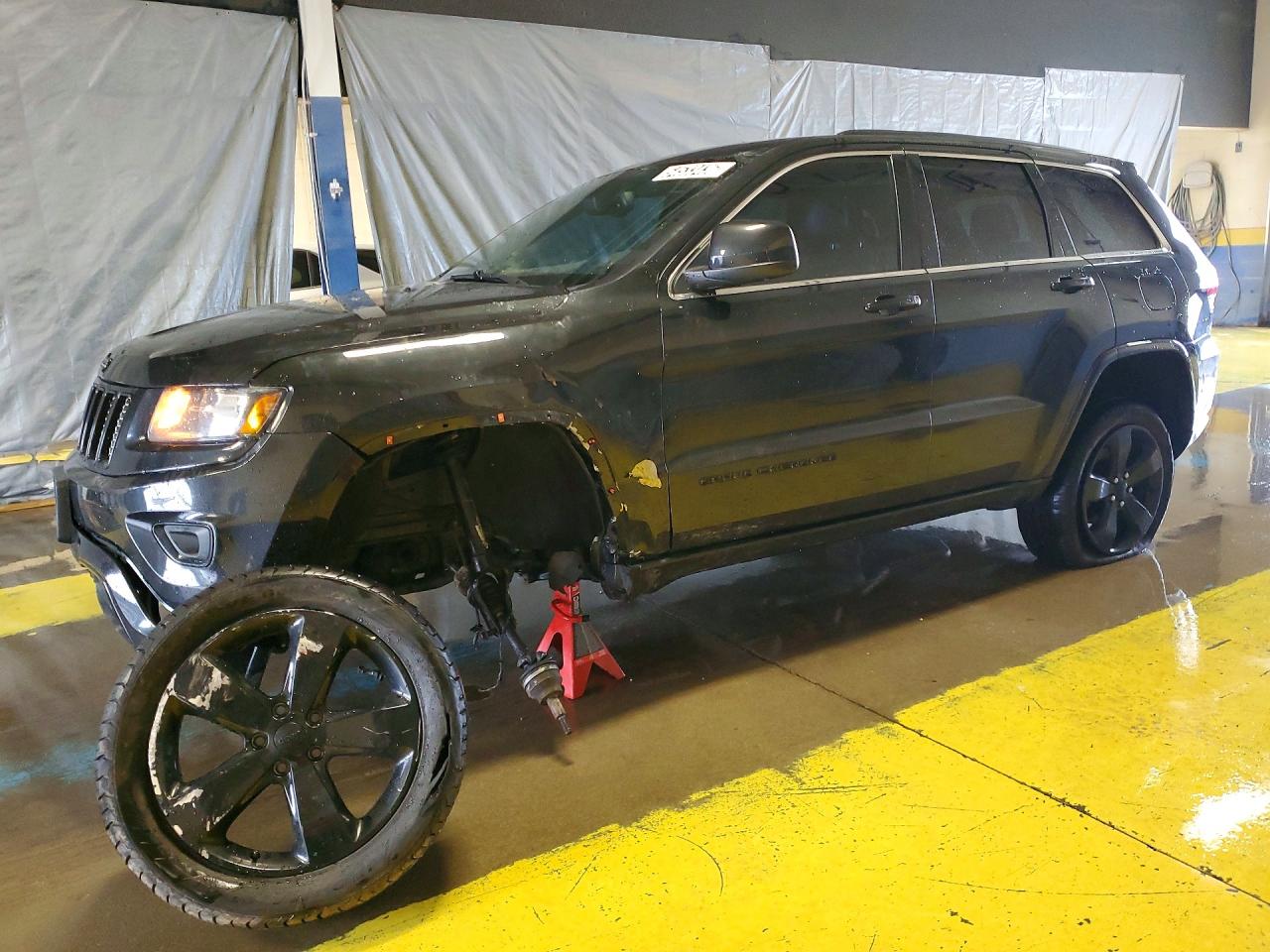 2015 Jeep Grand Cherokee Laredo Black vin: 1C4RJFAG6FC708456