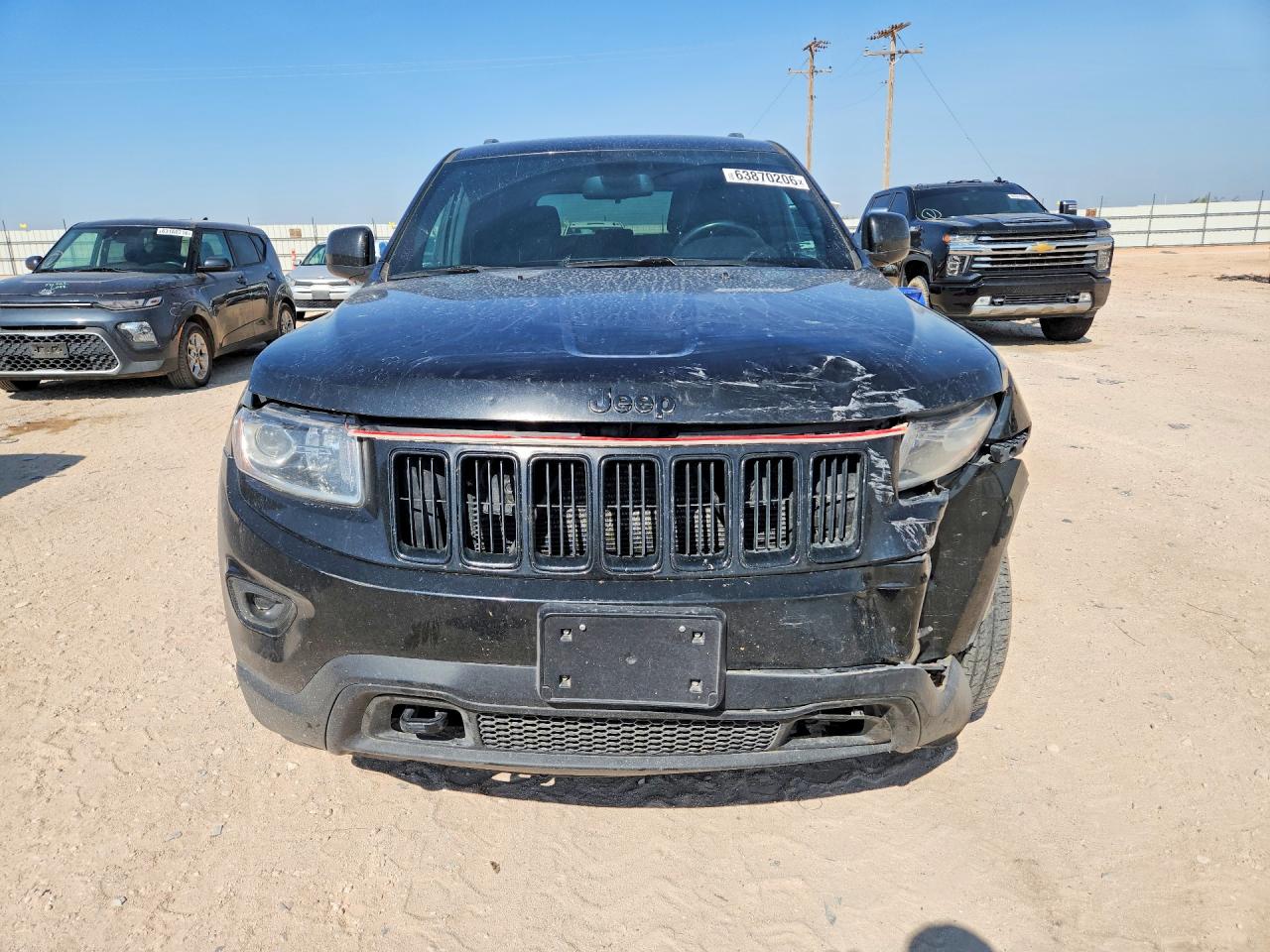 2015 Jeep Grand Cherokee Laredo Black vin: 1C4RJFAG6FC737956