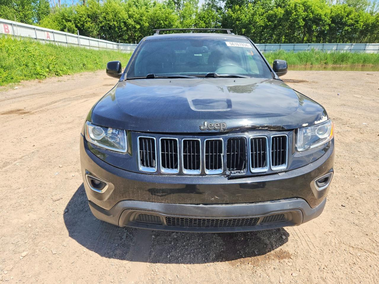 2015 Jeep Grand Cherokee Laredo Black vin: 1C4RJFAG6FC919561