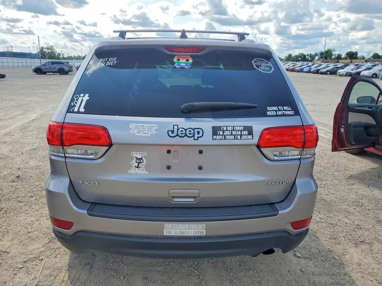 2015 Jeep Grand Cherokee Laredo Silver vin: 1C4RJFAG6FC925098