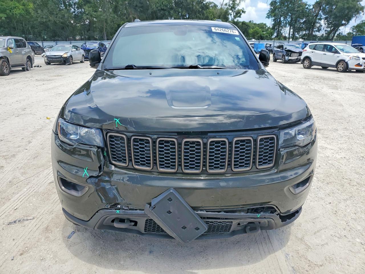 2016 Jeep Grand Cherokee Laredo Green vin: 1C4RJFAG6GC405713