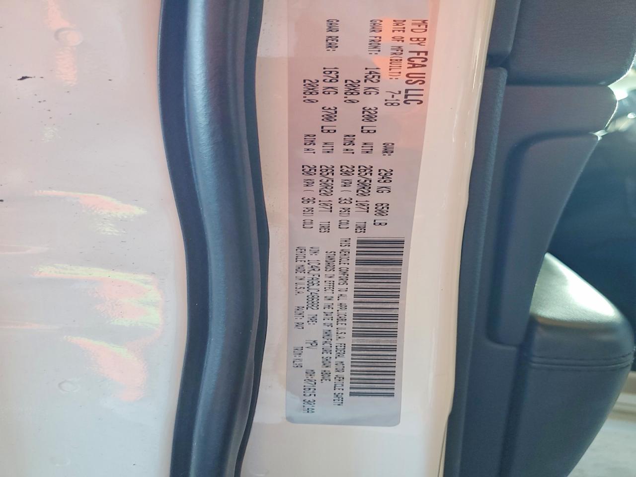 2018 Jeep Grand Cherokee White vin: 1C4RJFAG6JC486882