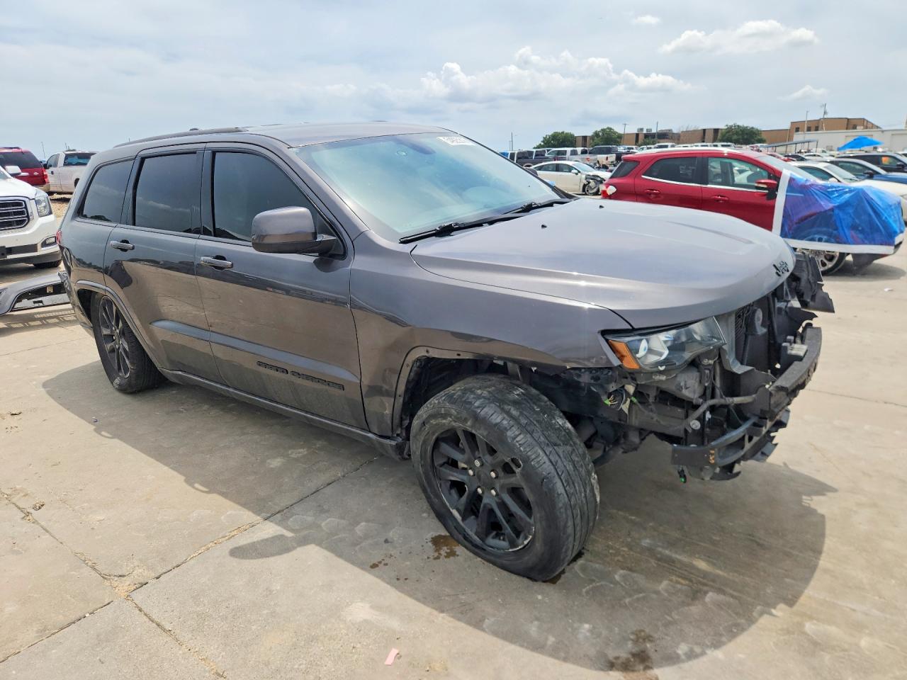 2019 Jeep Grand Cherokee Laredo Gray vin: 1C4RJFAG6KC669409