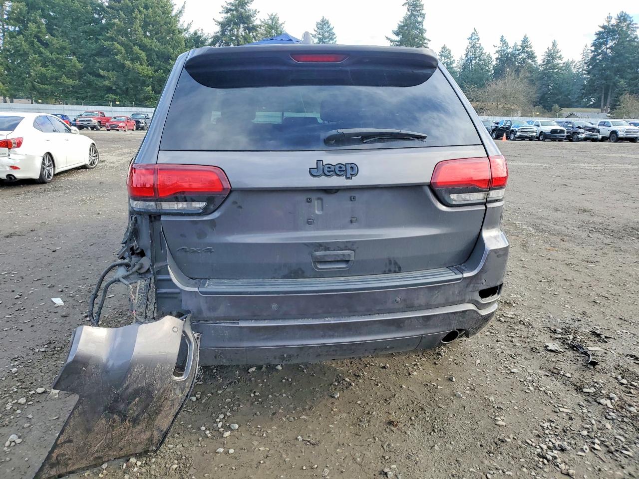 2019 Jeep Grand Cherokee Laredo Угольный vin: 1C4RJFAG6KC850638