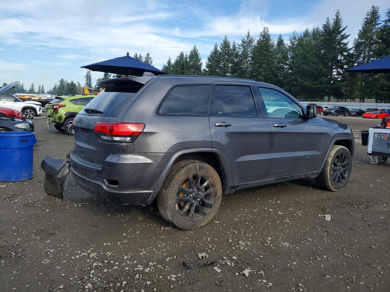 2019 Jeep Grand Cherokee Laredo Угольный vin: 1C4RJFAG6KC850638