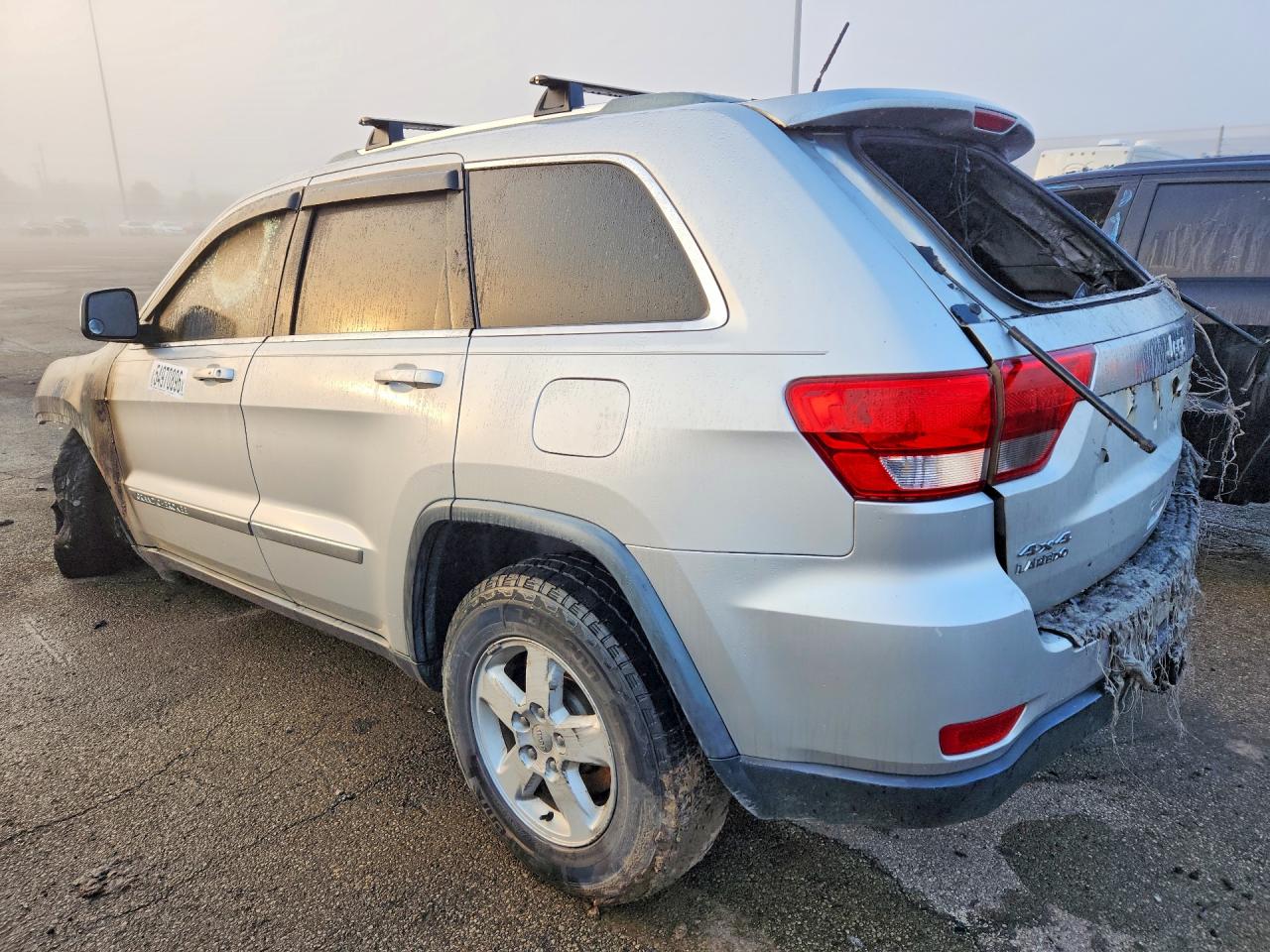 2012 Jeep Grand Cherokee Laredo Silver vin: 1C4RJFAG7CC119055
