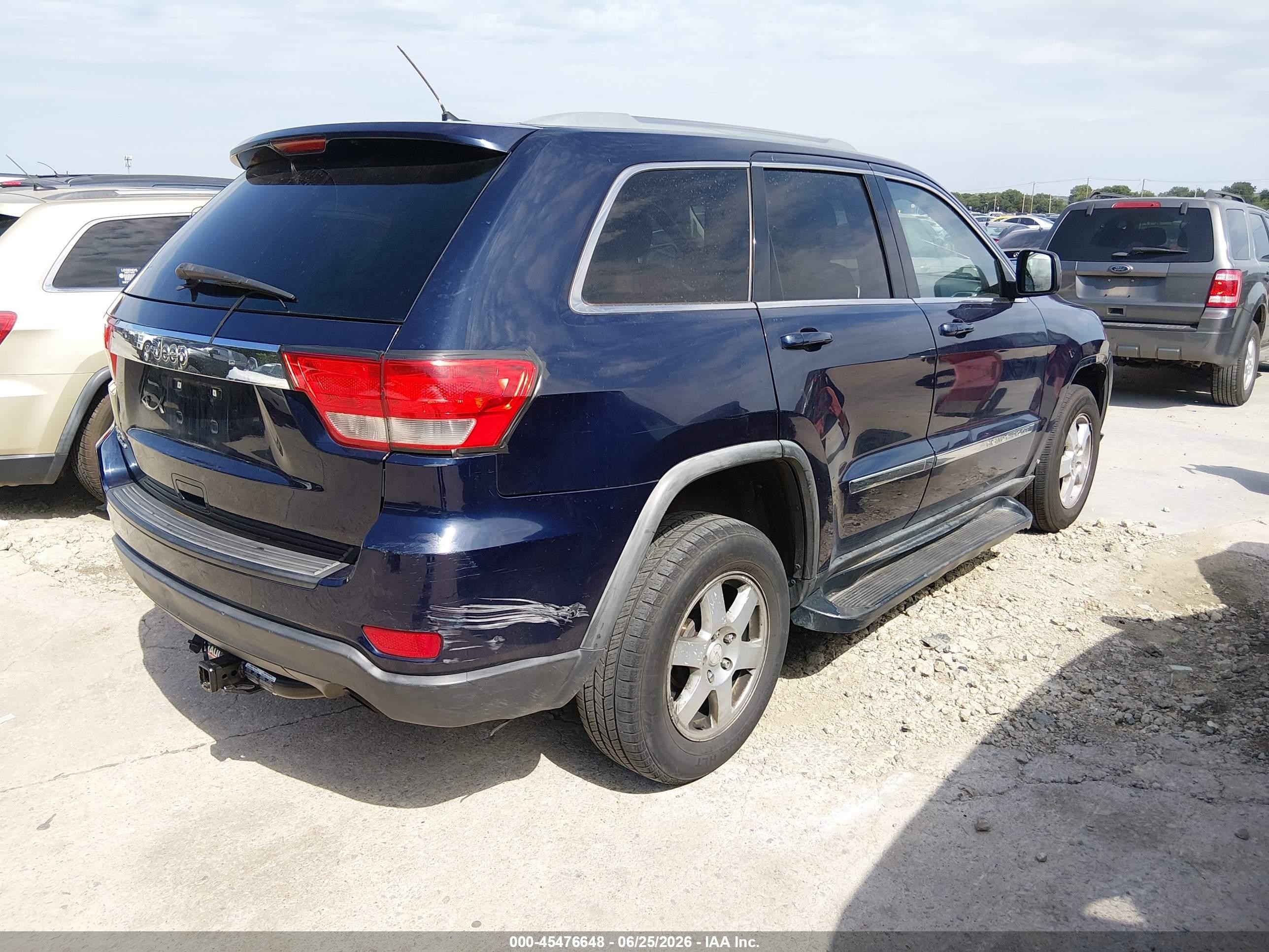 2012 Jeep Grand Cherokee Laredo Blue vin: 1C4RJFAG7CC160320