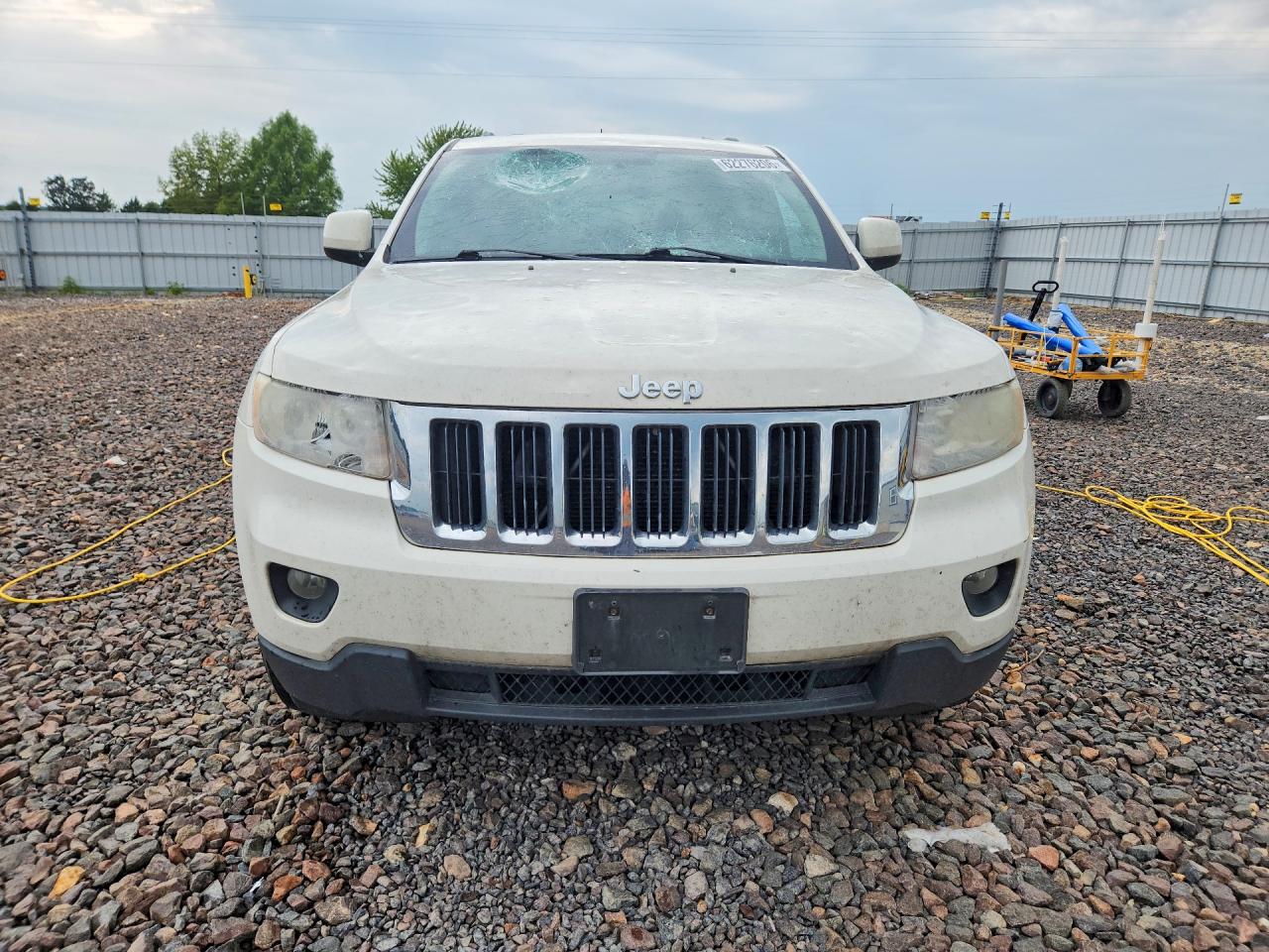 2012 Jeep Grand Cherokee Laredo Белый vin: 1C4RJFAG7CC173858