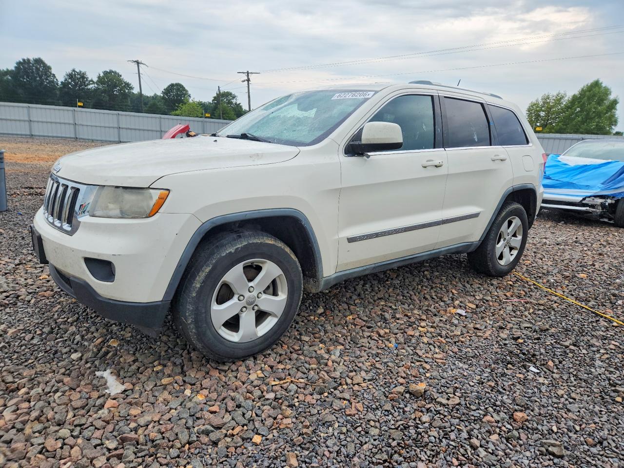2012 Jeep Grand Cherokee Laredo White vin: 1C4RJFAG7CC173858