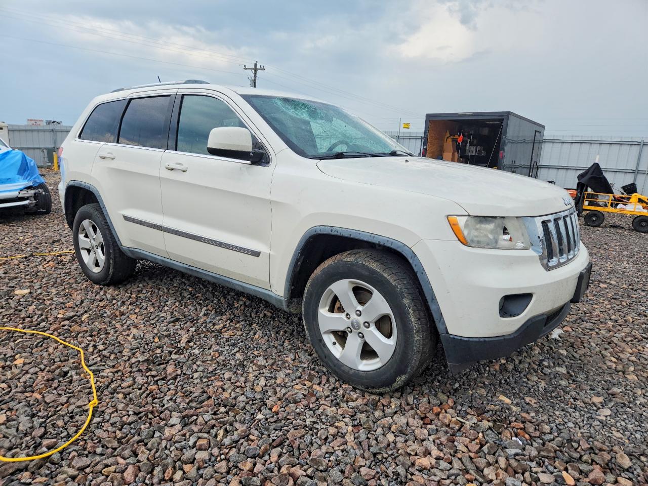 2012 Jeep Grand Cherokee Laredo Белый vin: 1C4RJFAG7CC173858