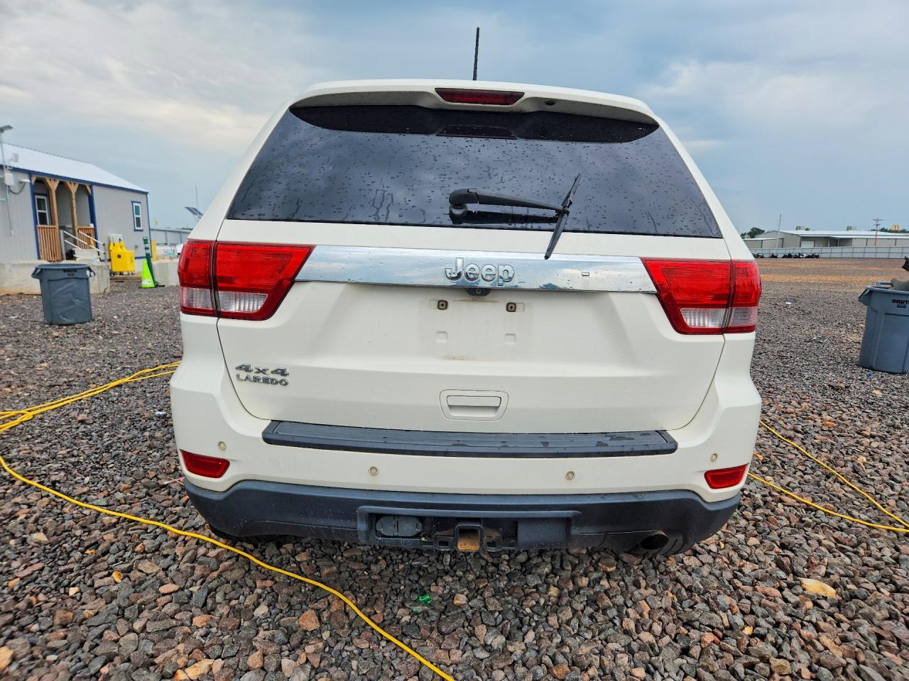 2012 Jeep Grand Cherokee Laredo Белый vin: 1C4RJFAG7CC173858
