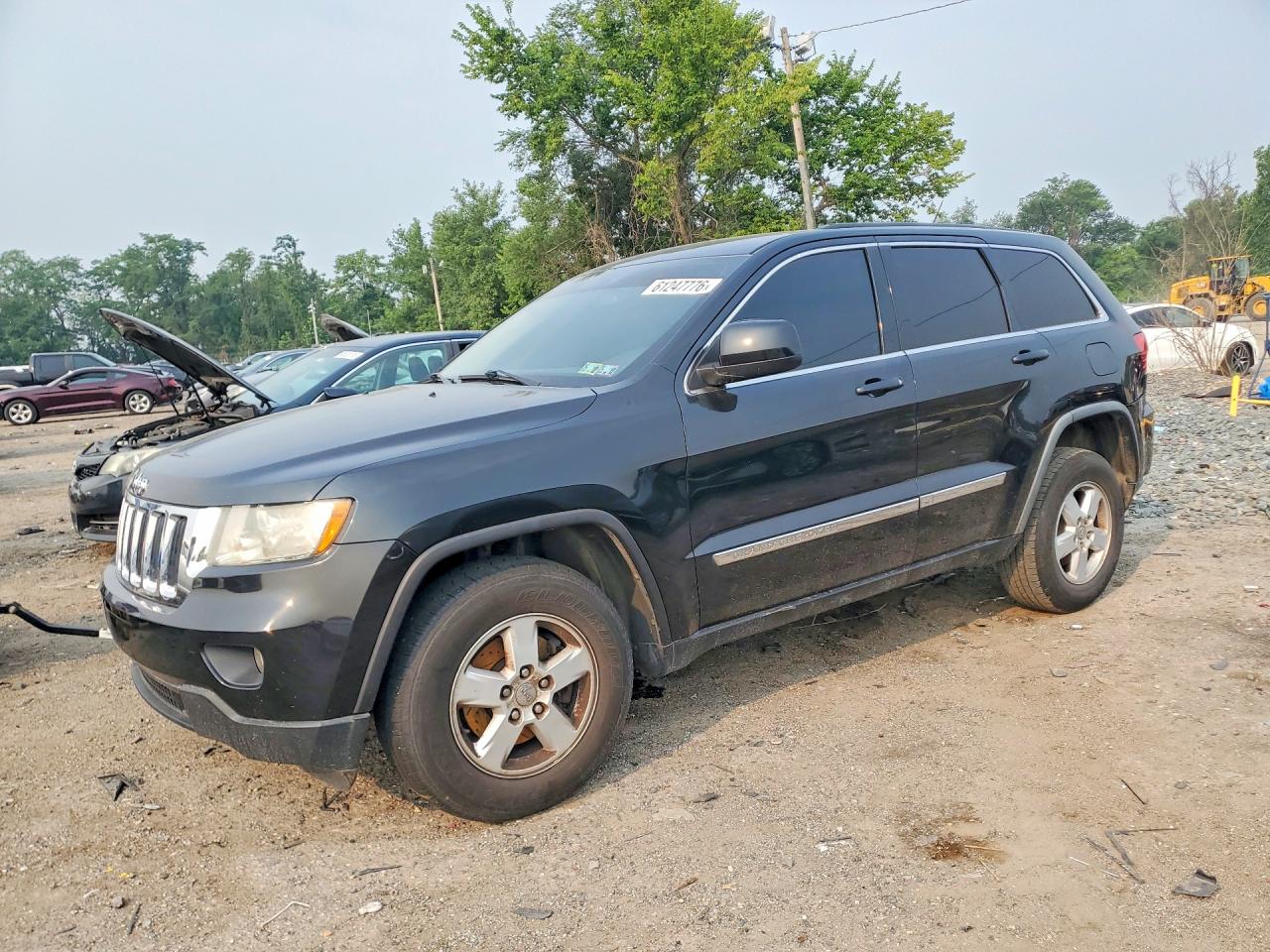 2012 Jeep Grand Cherokee Laredo Black vin: 1C4RJFAG7CC175030