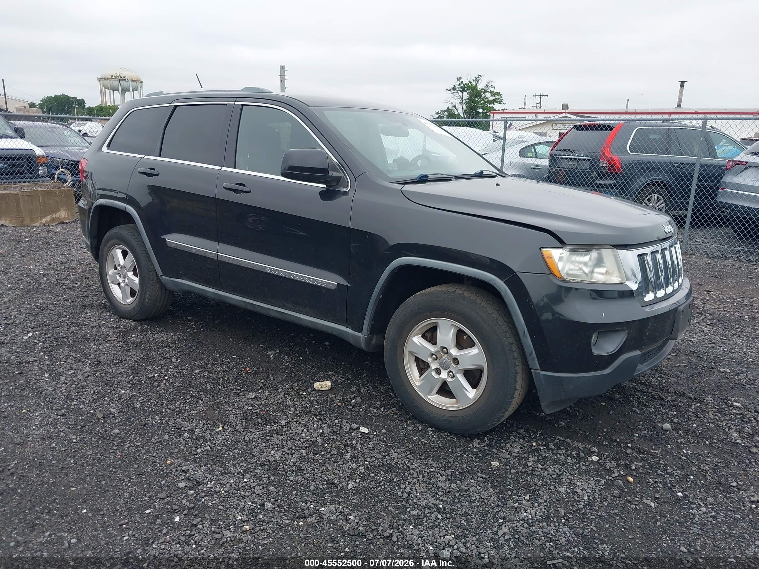 2012 Jeep Grand Cherokee Laredo Black vin: 1C4RJFAG7CC178364