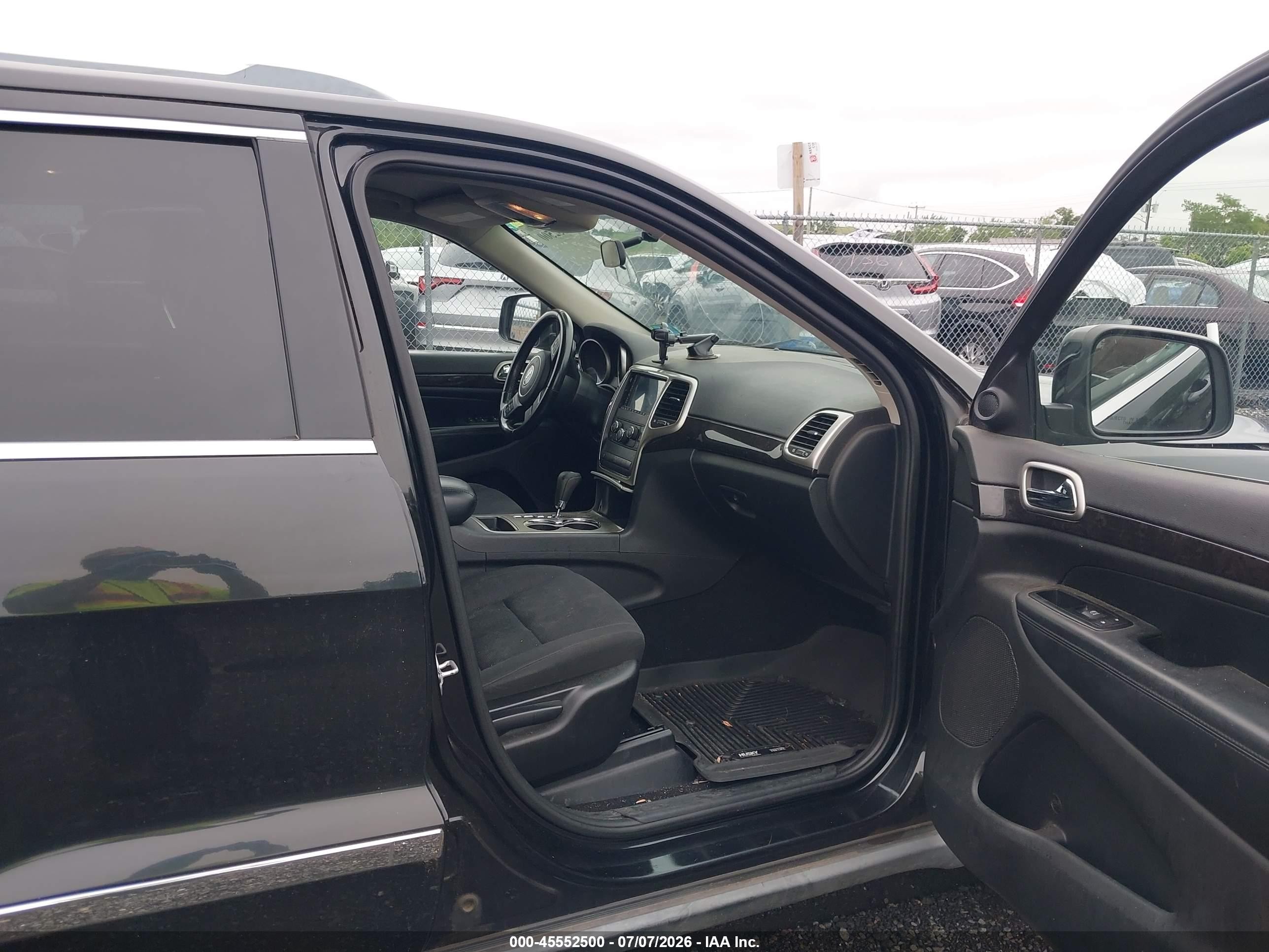 2012 Jeep Grand Cherokee Laredo Black vin: 1C4RJFAG7CC178364