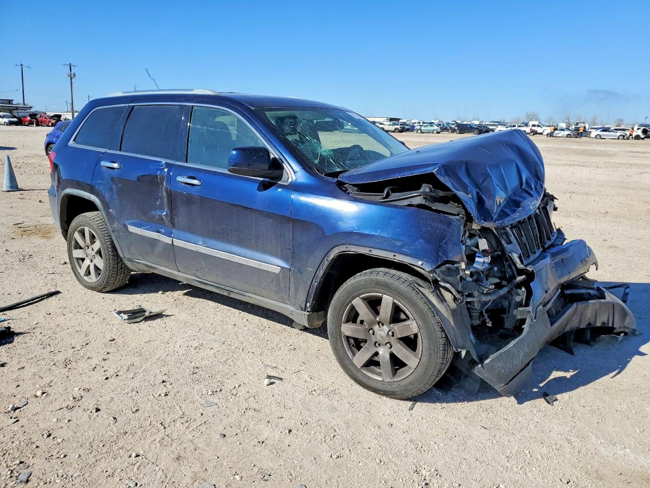2012 Jeep Grand Cherokee Laredo Blue vin: 1C4RJFAG7CC220130