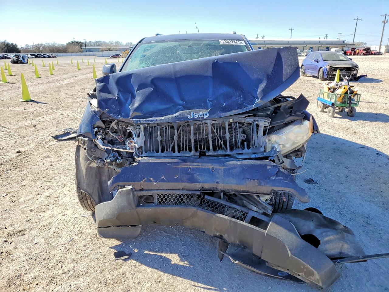 2012 Jeep Grand Cherokee Laredo Blue vin: 1C4RJFAG7CC220130