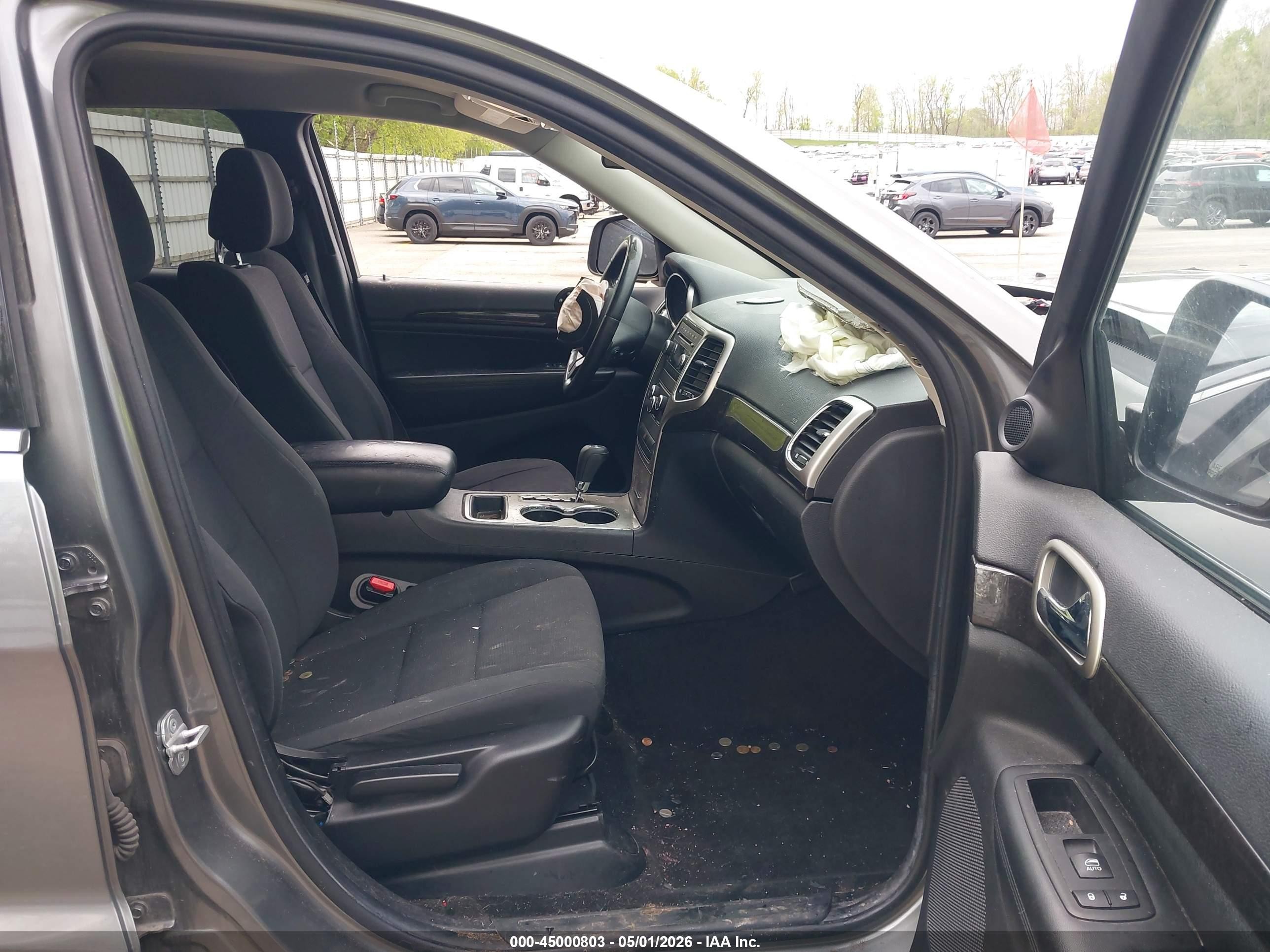 2012 Jeep Grand Cherokee Laredo Gray vin: 1C4RJFAG7CC221617