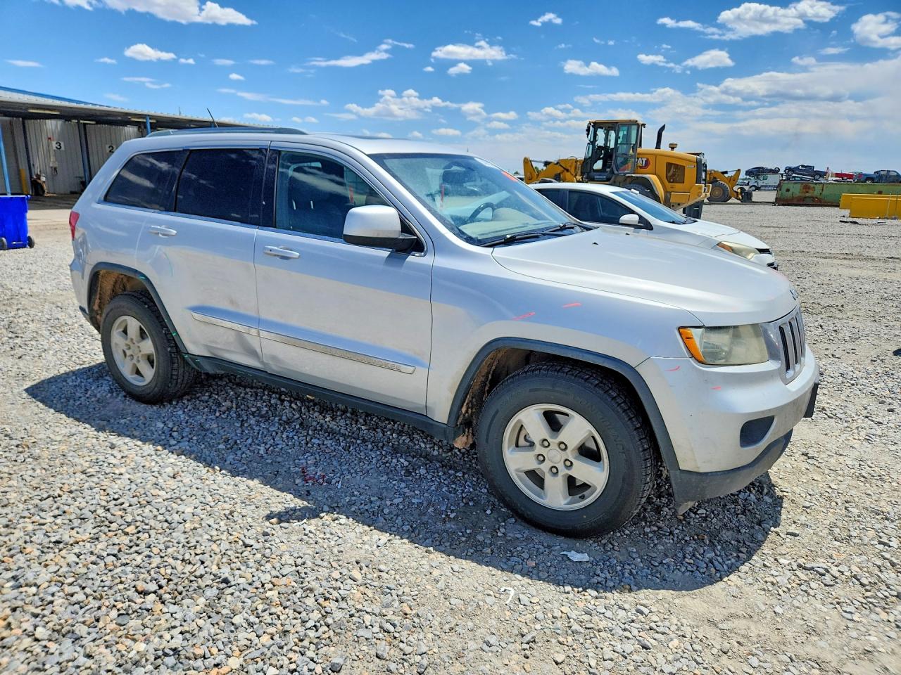 2012 Jeep Grand Cherokee Laredo Silver vin: 1C4RJFAG7CC245660
