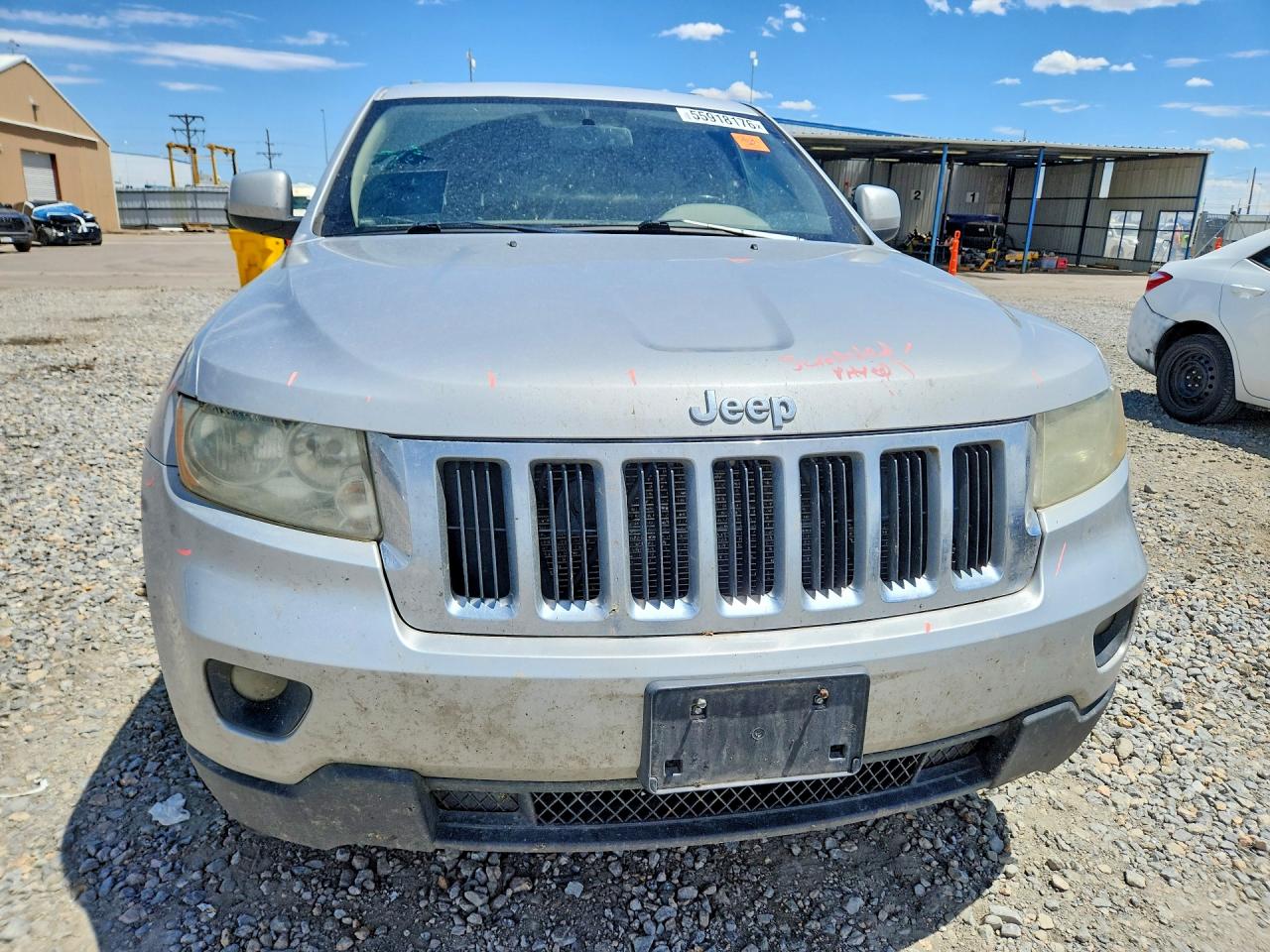 2012 Jeep Grand Cherokee Laredo Silver vin: 1C4RJFAG7CC245660