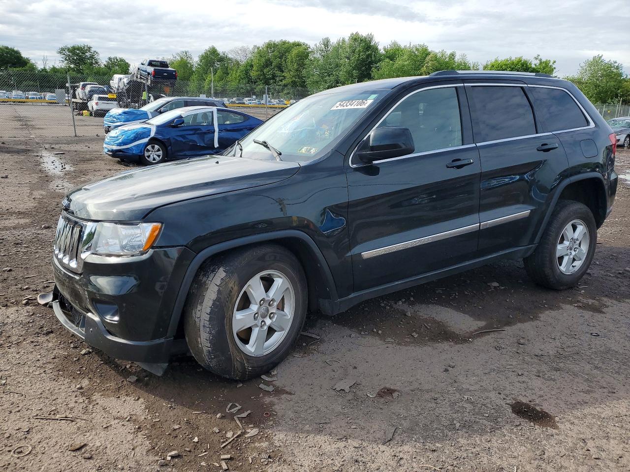 2012 Jeep Grand Cherokee Laredo Green vin: 1C4RJFAG7CC260630