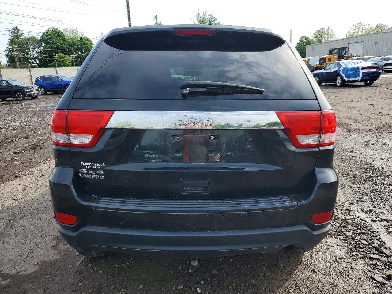 2012 Jeep Grand Cherokee Laredo Green vin: 1C4RJFAG7CC260630