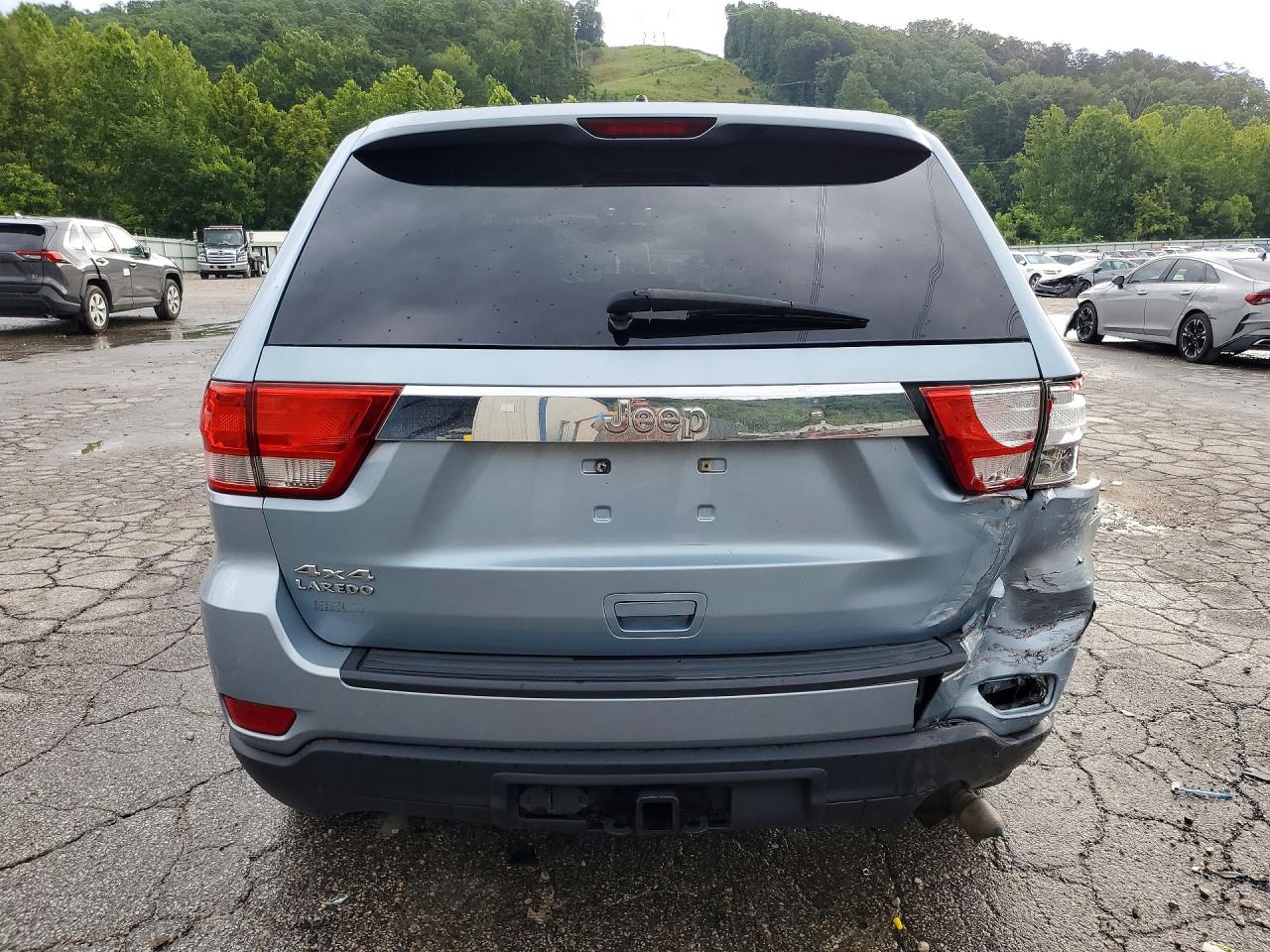 2012 Jeep Grand Cherokee Laredo Blue vin: 1C4RJFAG7CC315111