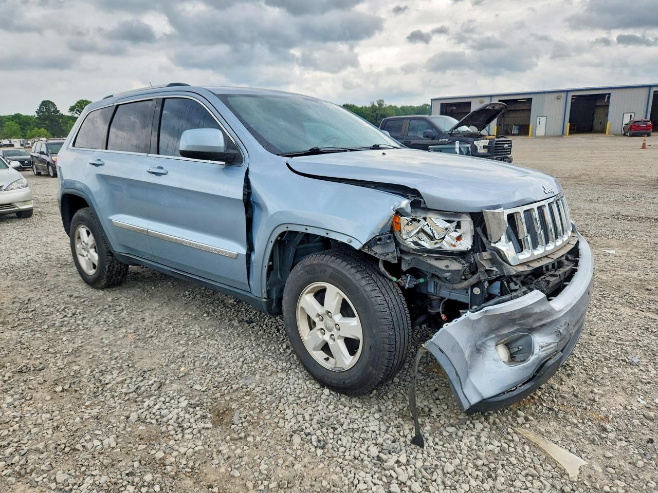 2012 Jeep Grand Cherokee Laredo Синий vin: 1C4RJFAG7CC318185