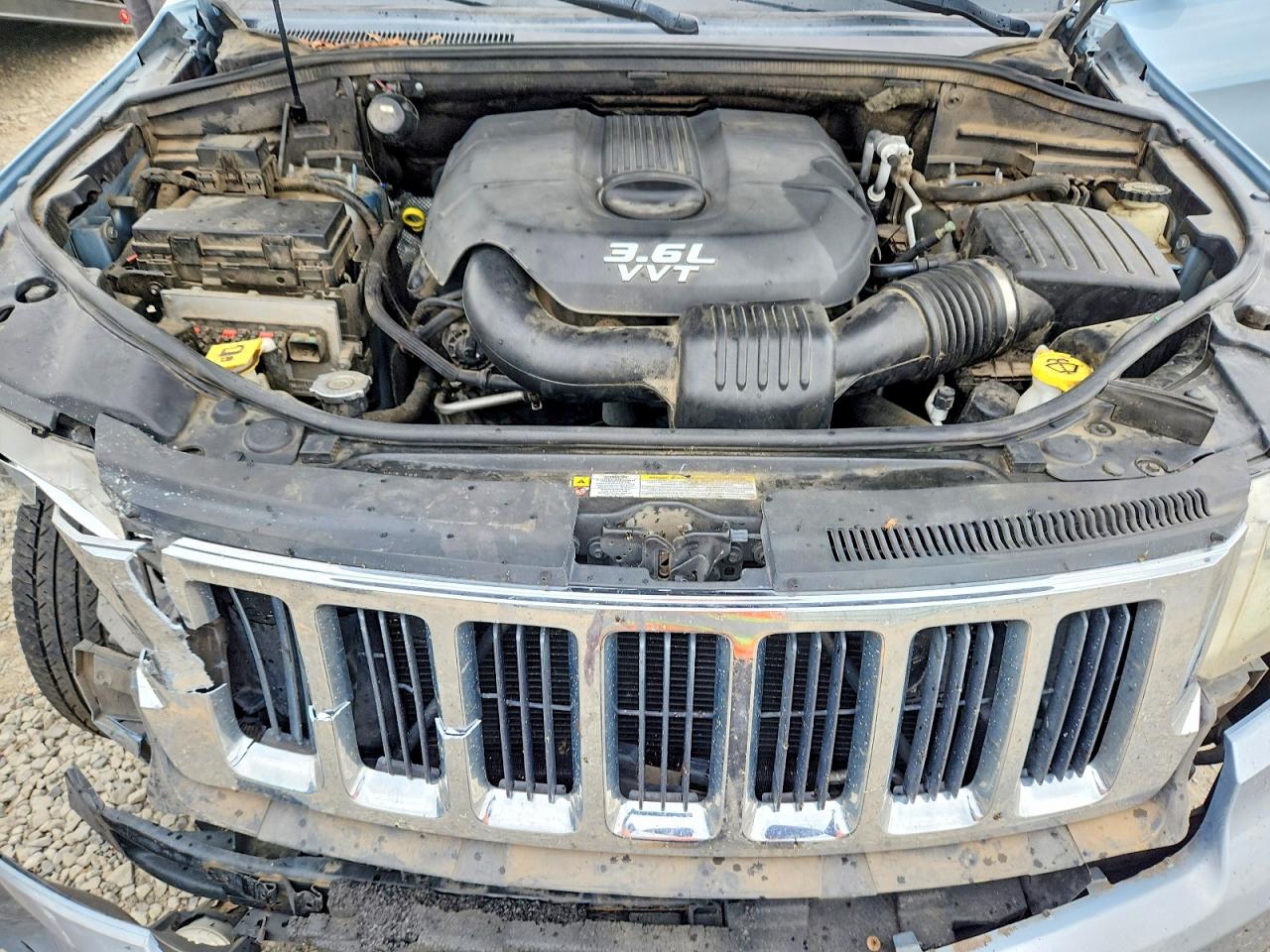 2012 Jeep Grand Cherokee Laredo Синий vin: 1C4RJFAG7CC318185