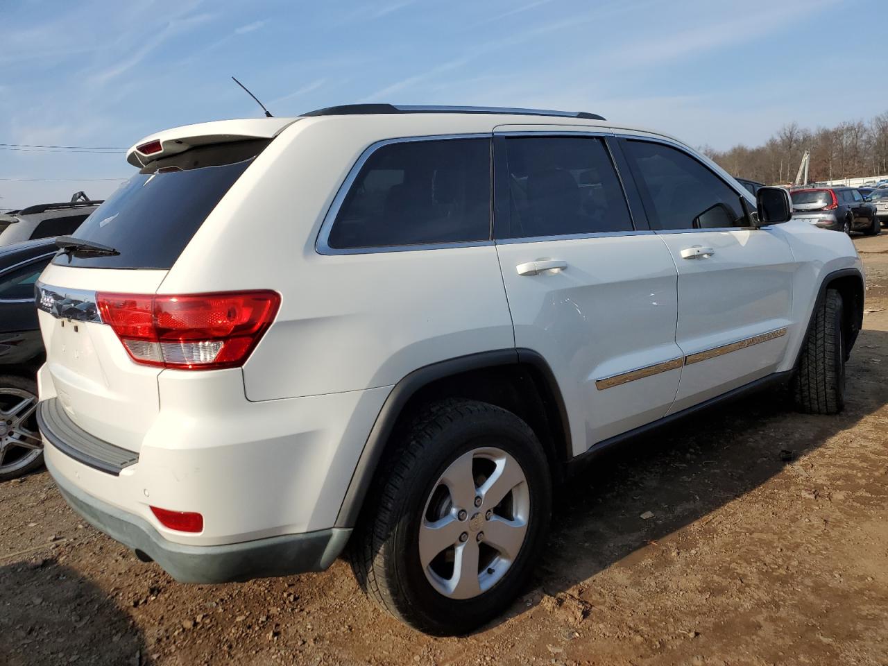 2012 Jeep Grnd Chero White vin: 1C4RJFAG7CC348447