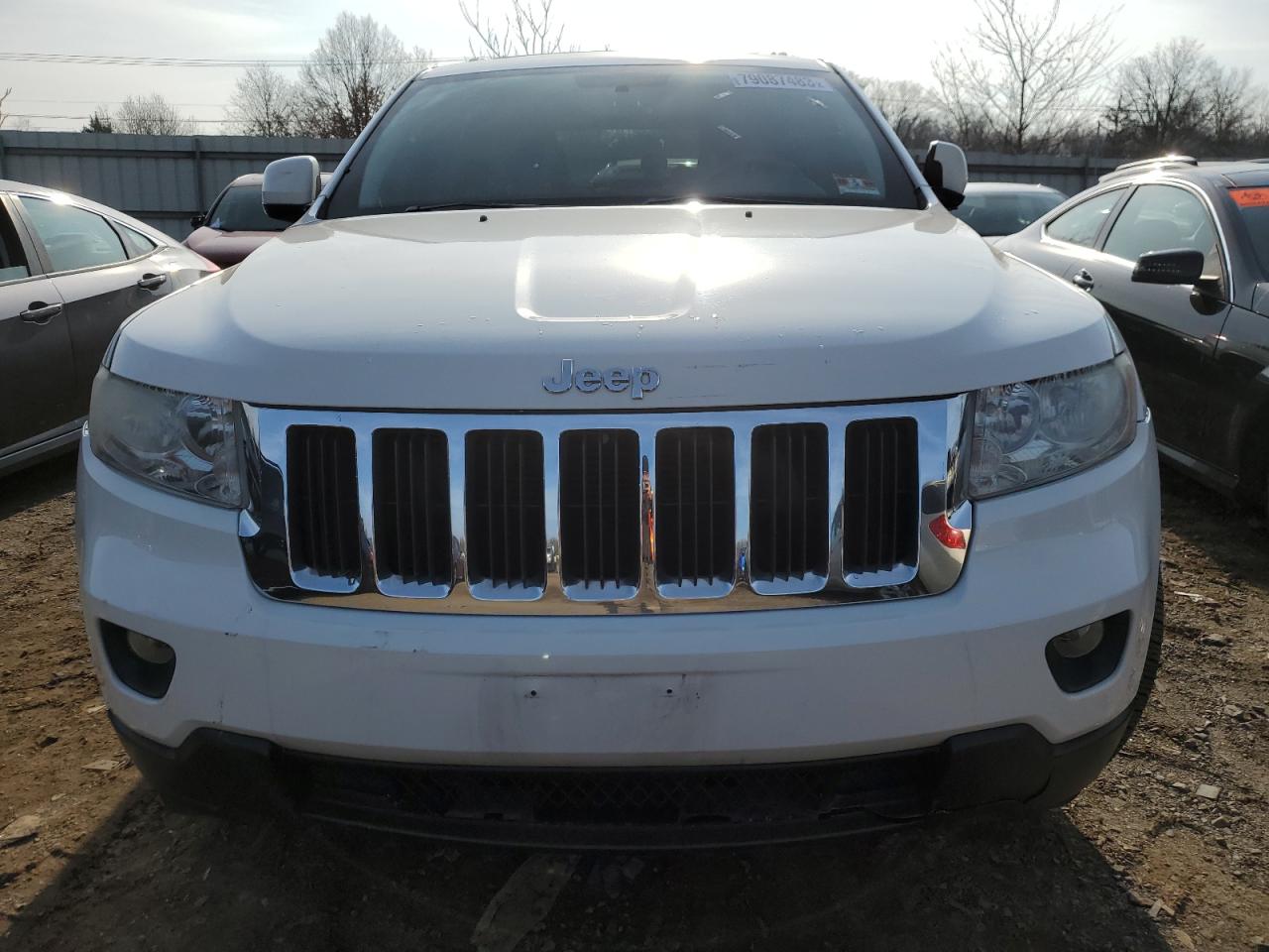 2012 Jeep Grnd Chero White vin: 1C4RJFAG7CC348447