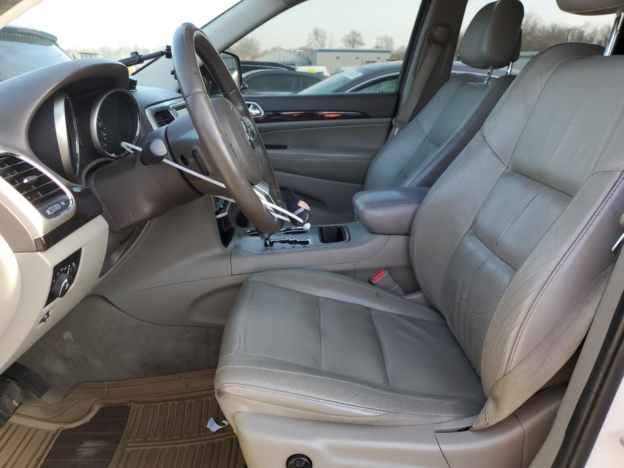 2012 Jeep Grnd Chero White vin: 1C4RJFAG7CC348447