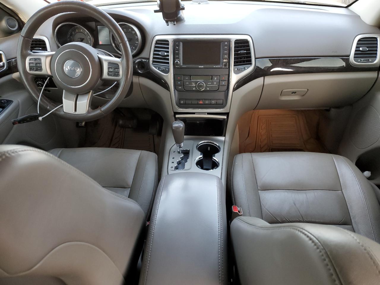 2012 Jeep Grnd Chero White vin: 1C4RJFAG7CC348447