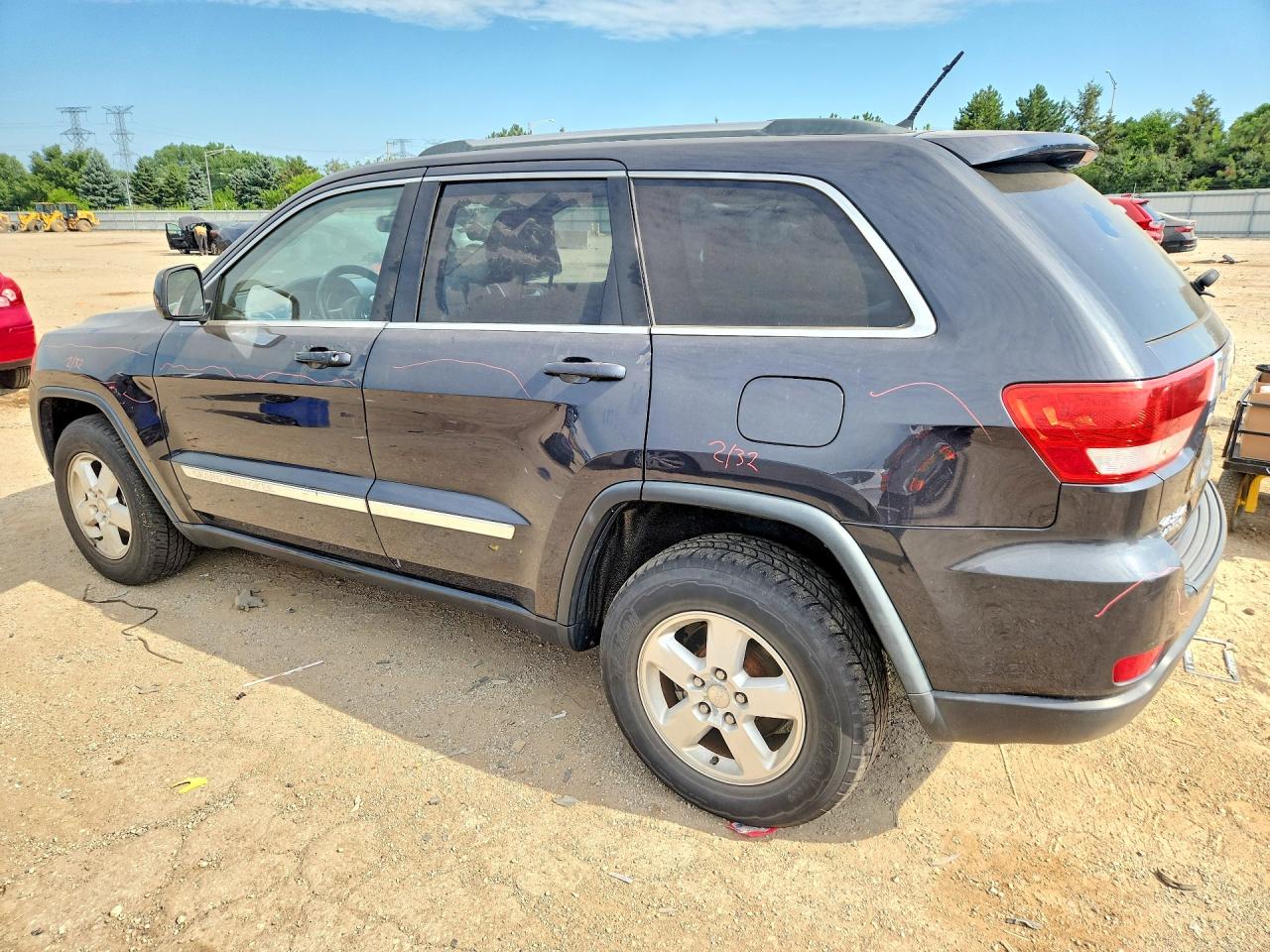 2012 Jeep Grand Cherokee Laredo Черный vin: 1C4RJFAG7CC350084