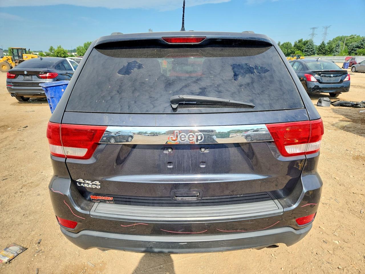 2012 Jeep Grand Cherokee Laredo Черный vin: 1C4RJFAG7CC350084