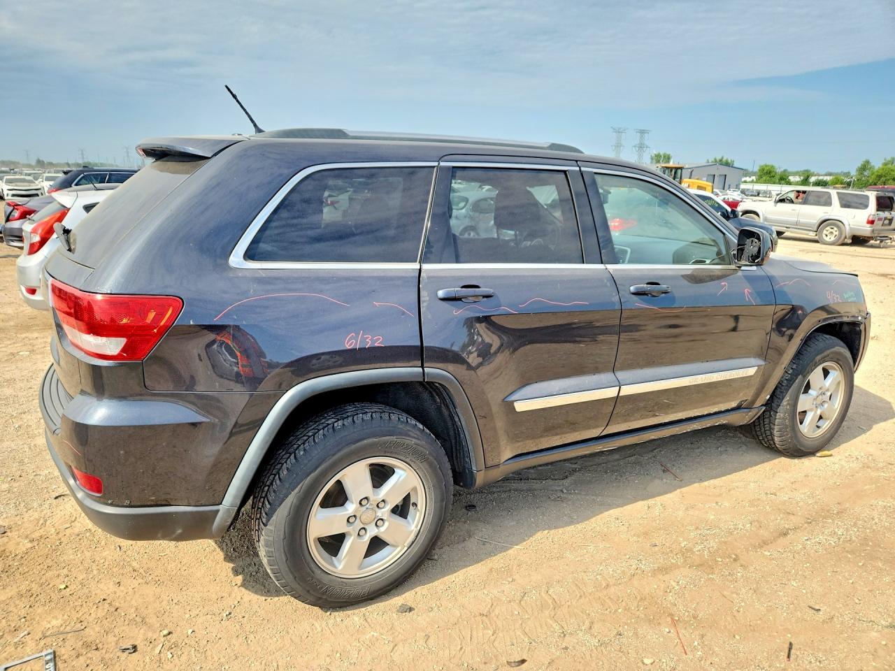 2012 Jeep Grand Cherokee Laredo Черный vin: 1C4RJFAG7CC350084
