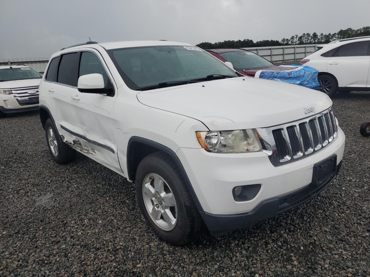 2013 Jeep Grand Cherokee Laredo White vin: 1C4RJFAG7DC513737