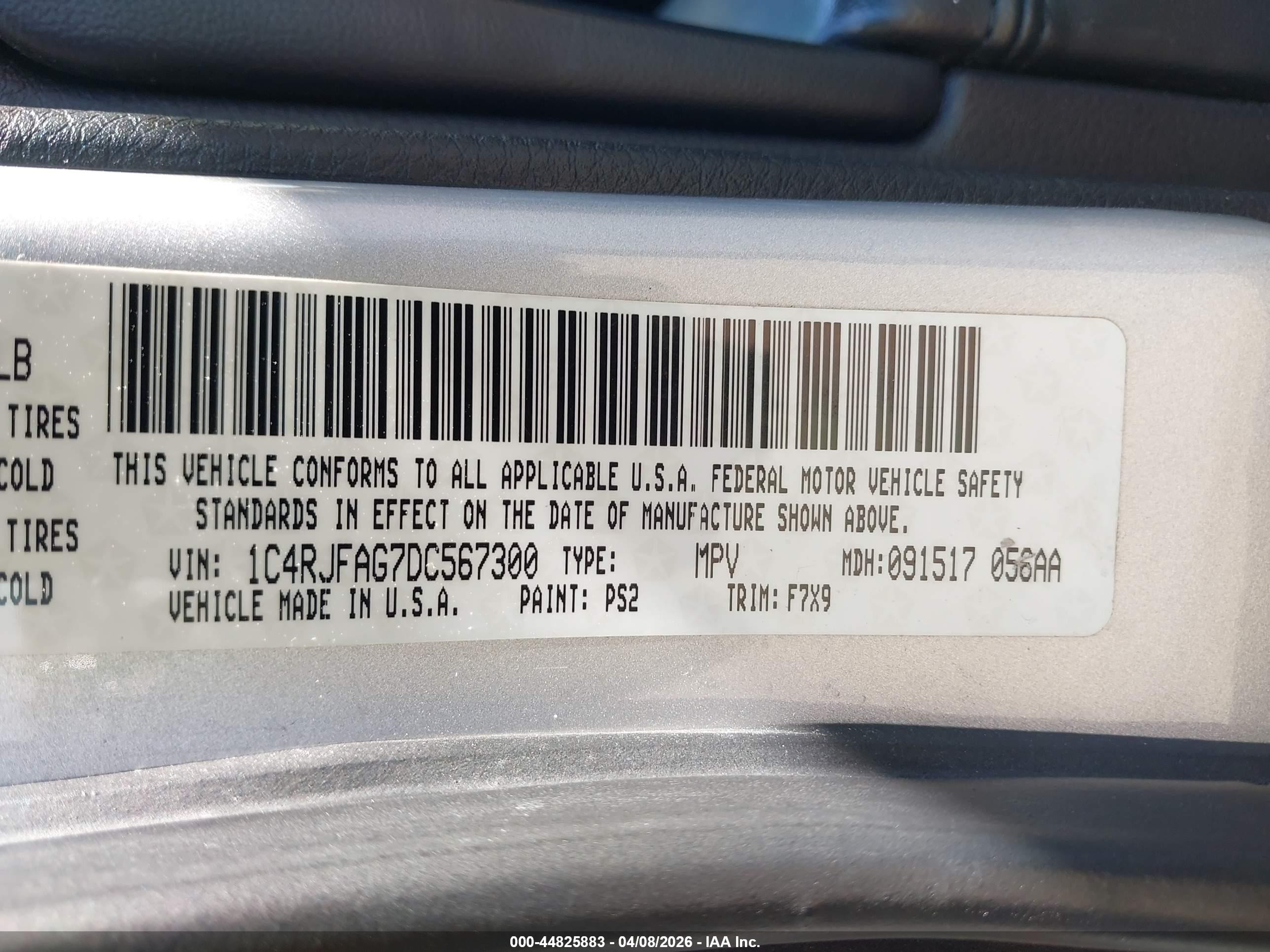 2013 Jeep Grand Cherokee Laredo Silver vin: 1C4RJFAG7DC567300