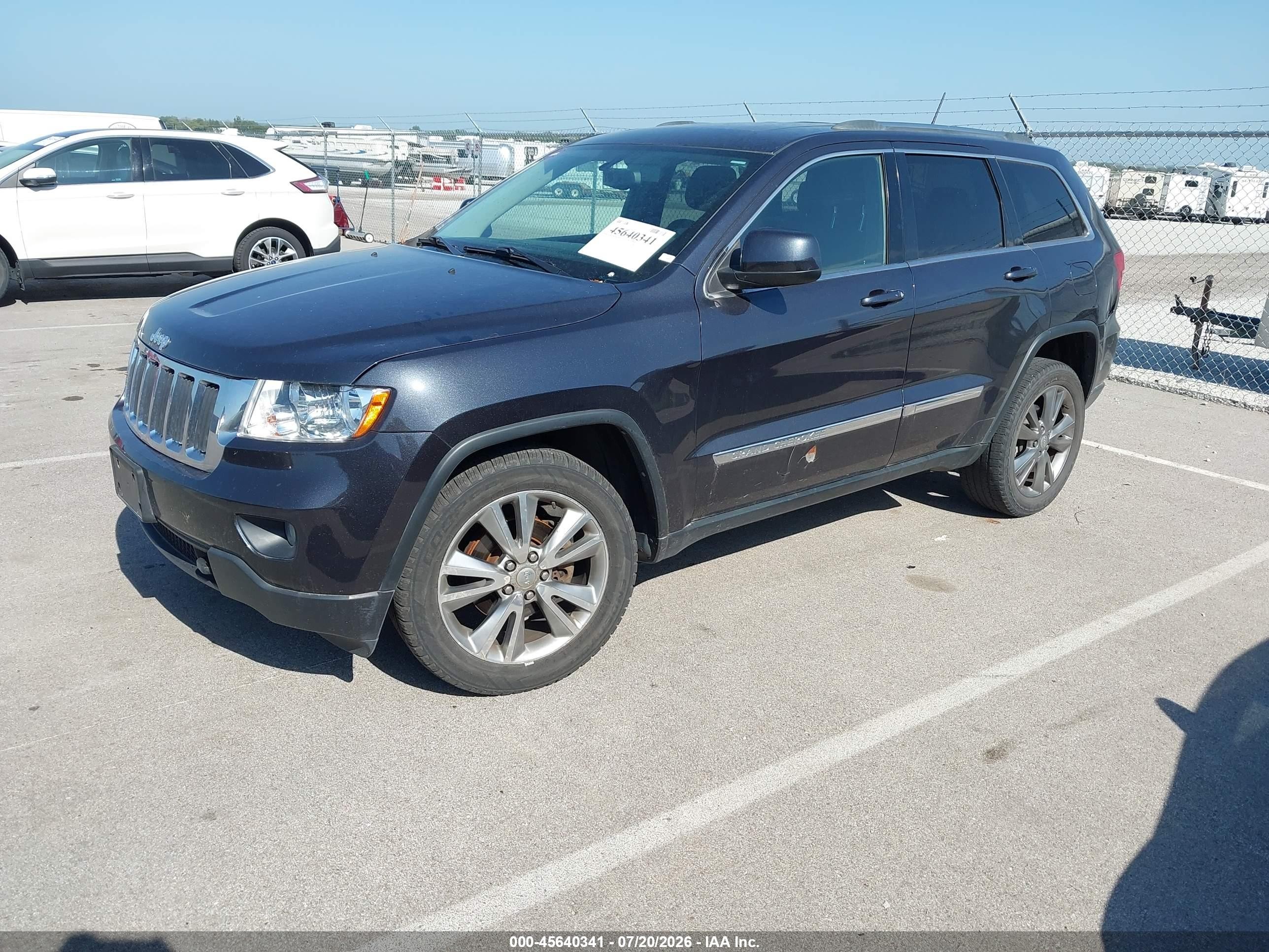 2013 Jeep Grand Cherokee Laredo Dark Blue vin: 1C4RJFAG7DC583416