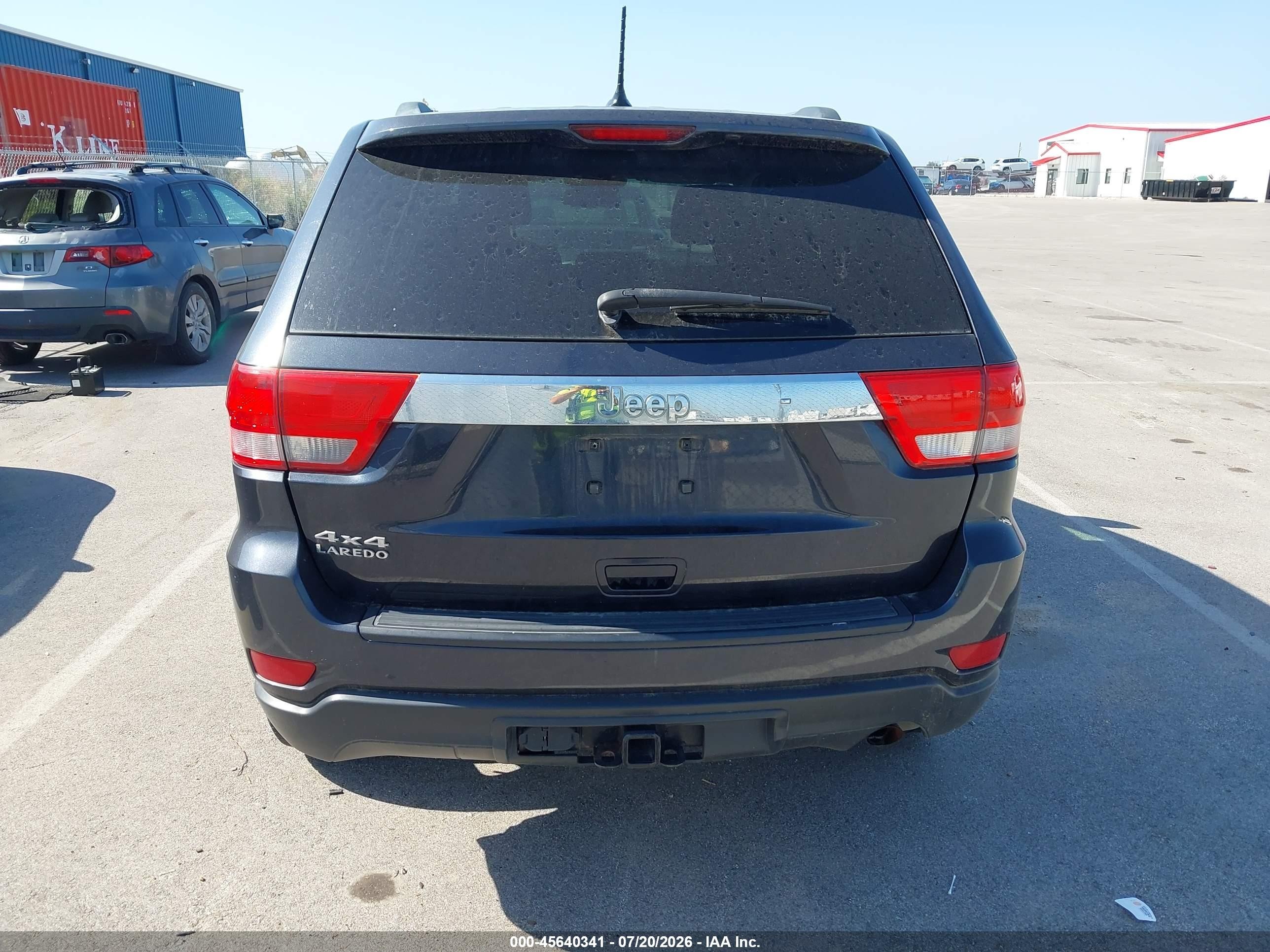 2013 Jeep Grand Cherokee Laredo Dark Blue vin: 1C4RJFAG7DC583416