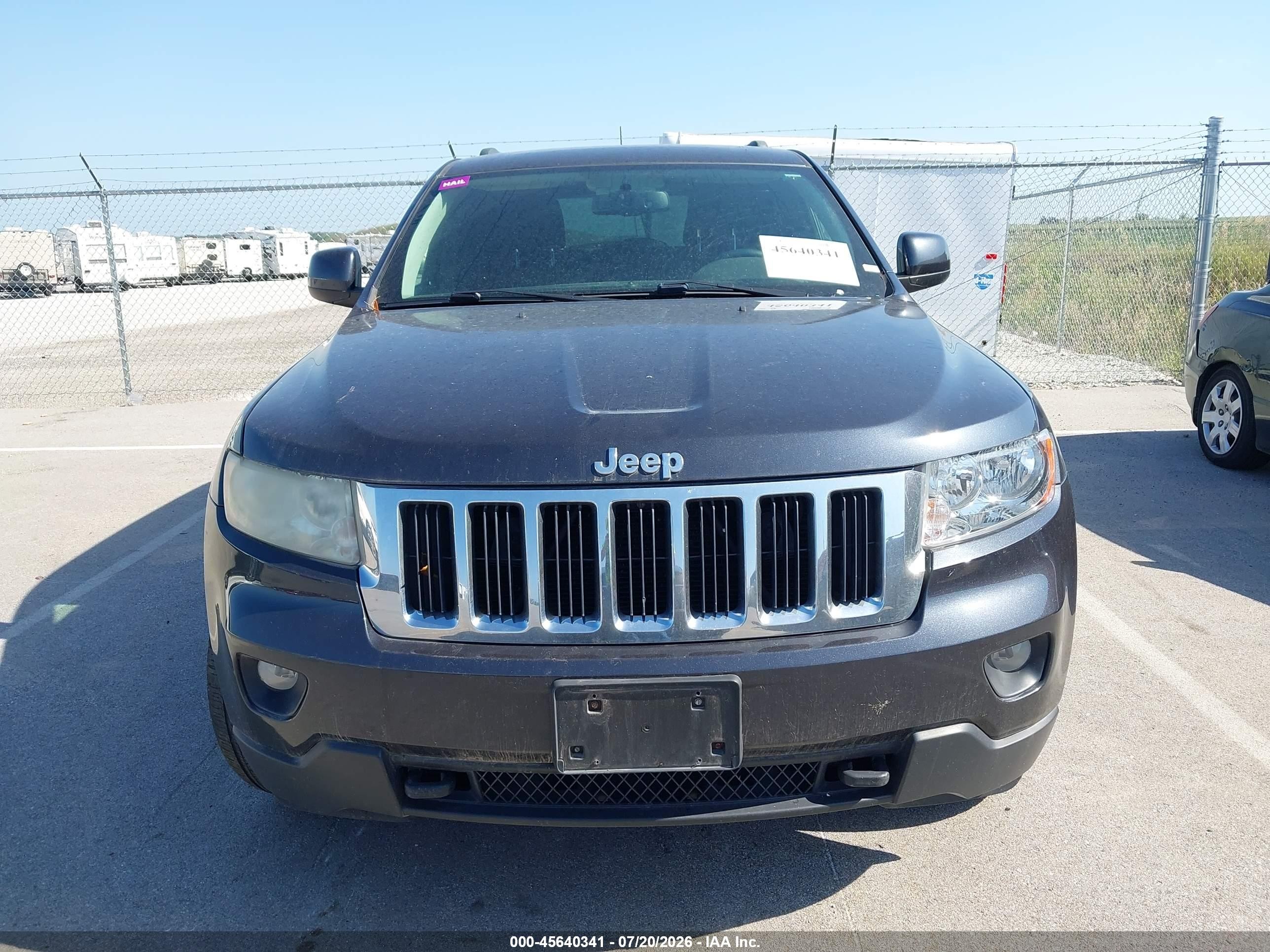 2013 Jeep Grand Cherokee Laredo Dark Blue vin: 1C4RJFAG7DC583416