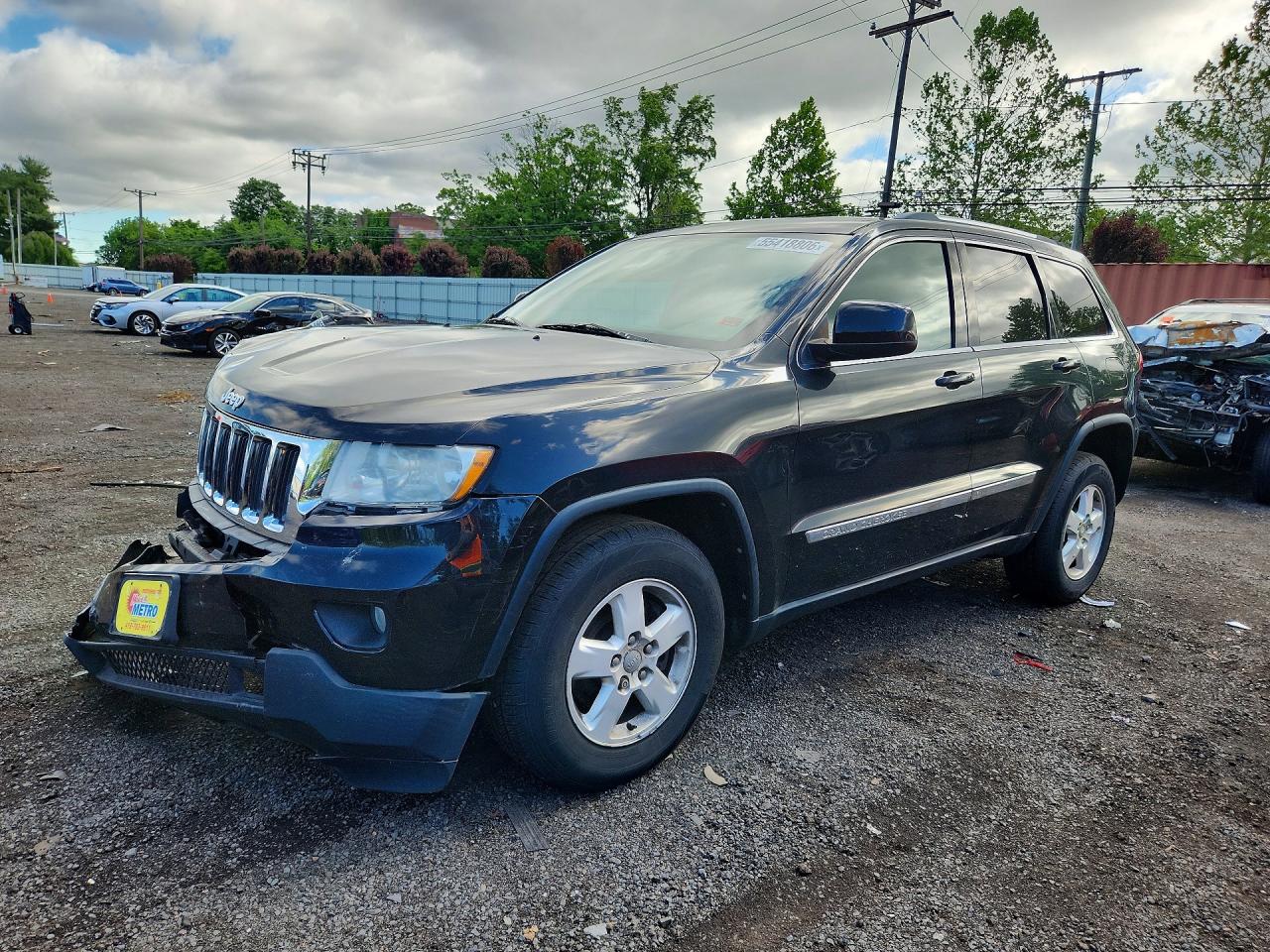 2013 Jeep Grand Cherokee Laredo Black vin: 1C4RJFAG7DC594805