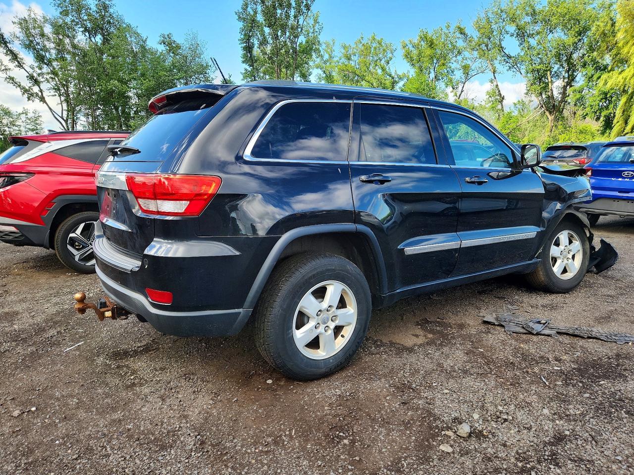 2013 Jeep Grand Cherokee Laredo Black vin: 1C4RJFAG7DC594805