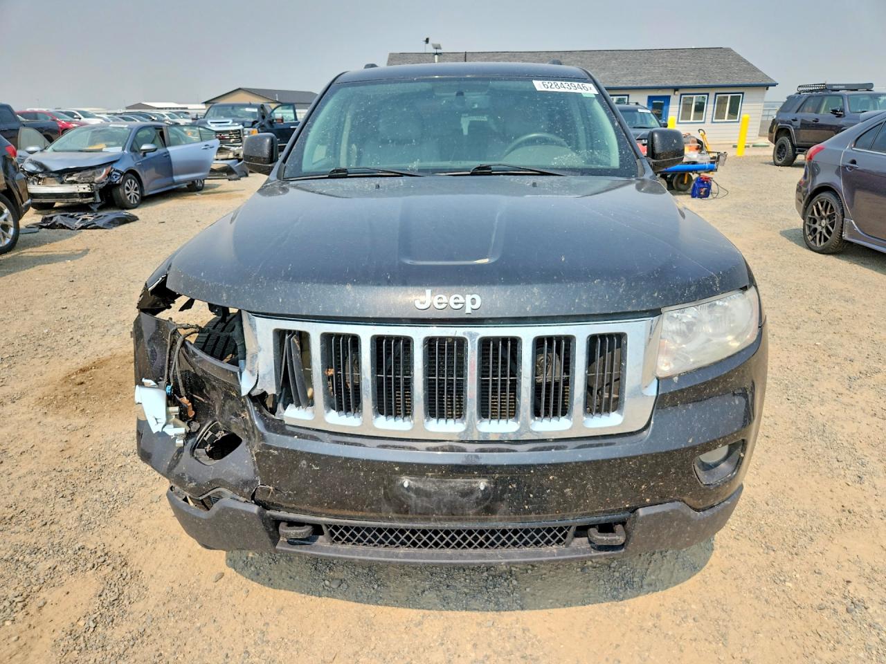 2013 Jeep Grand Cherokee Laredo Черный vin: 1C4RJFAG7DC631142